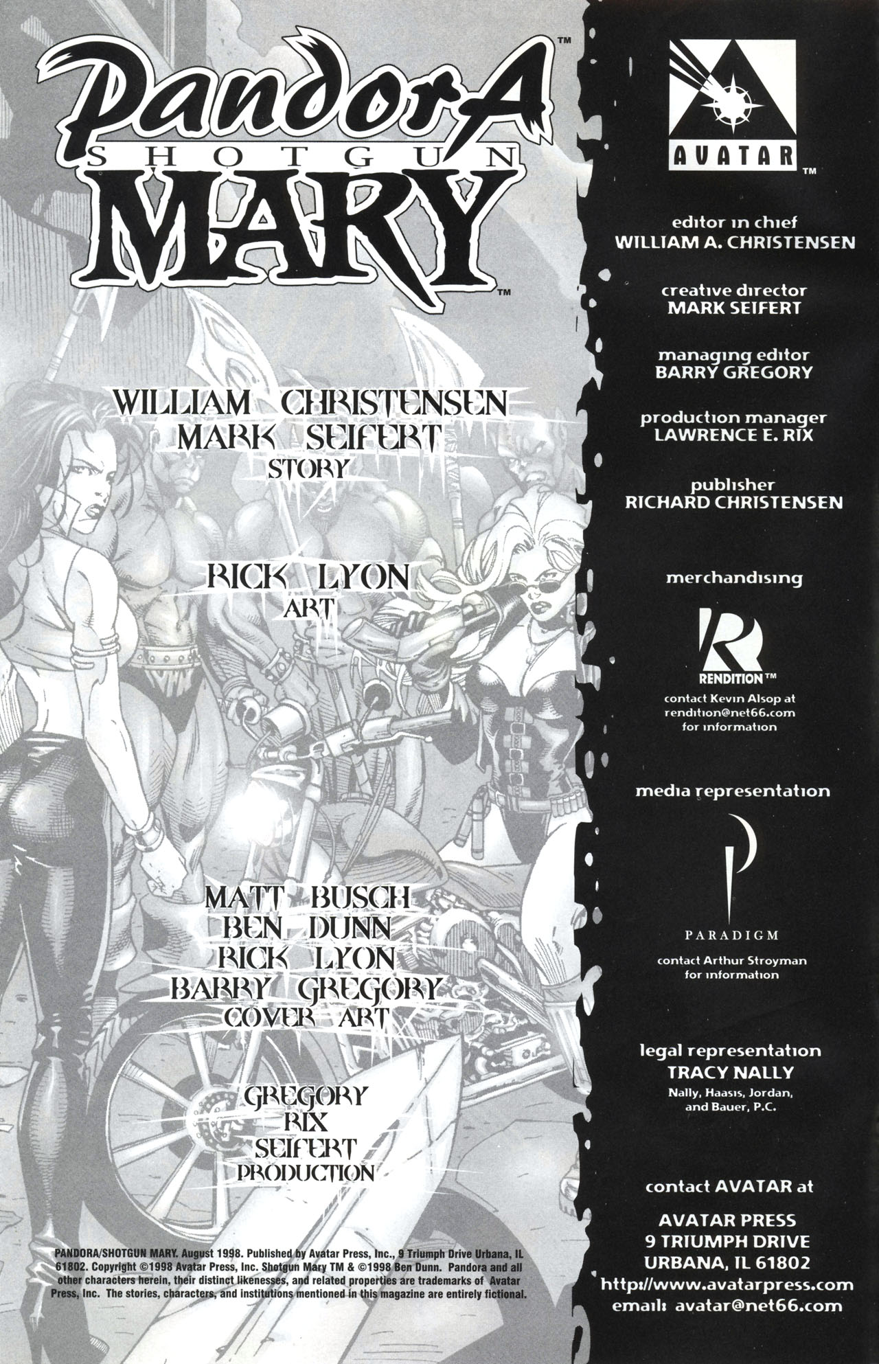 Read online Pandora/Shotgun Mary comic -  Issue # Full - 3