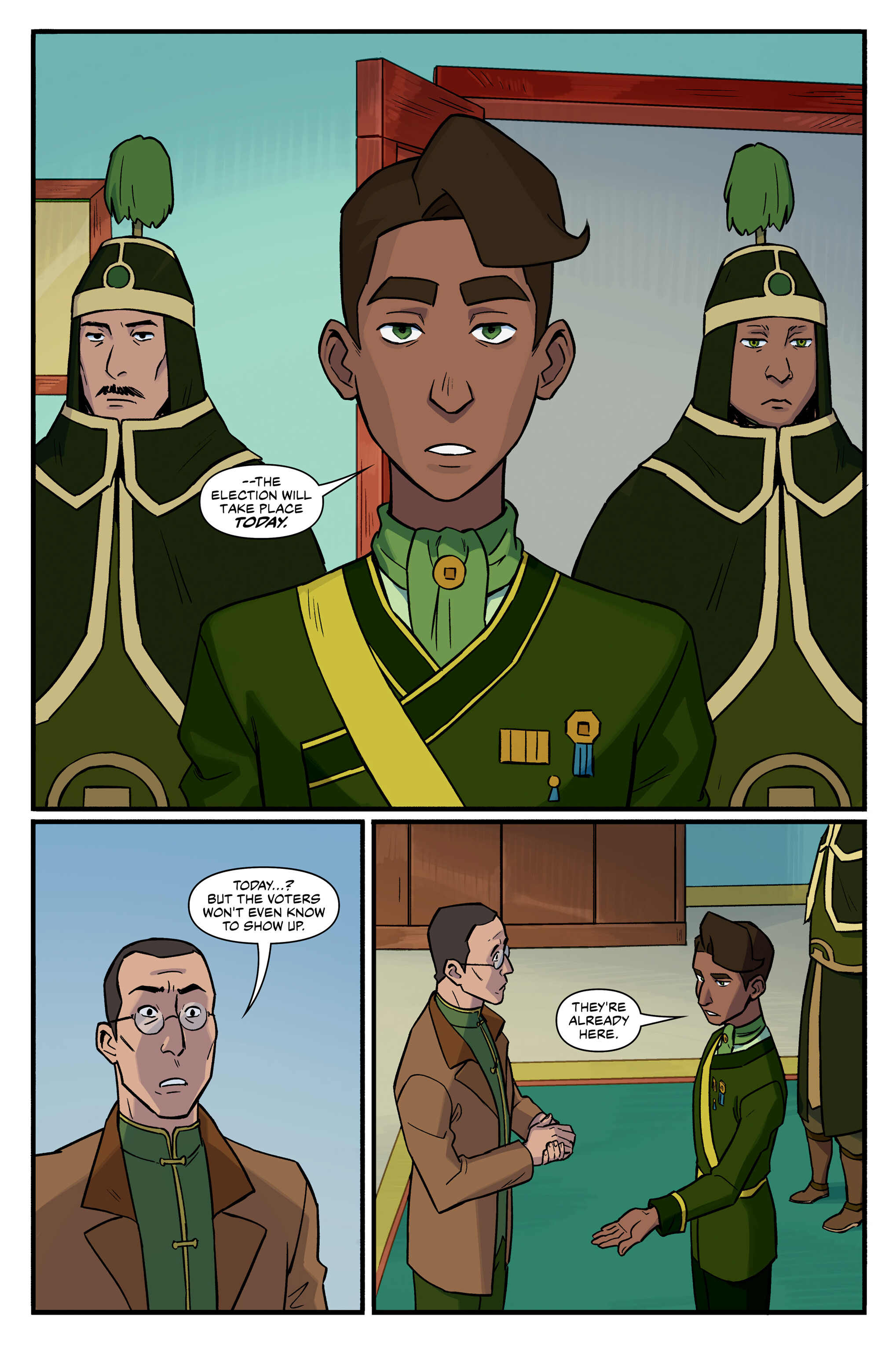 Read online Nickelodeon The Legend of Korra: Ruins of the Empire comic -  Issue # TPB 3 - 13