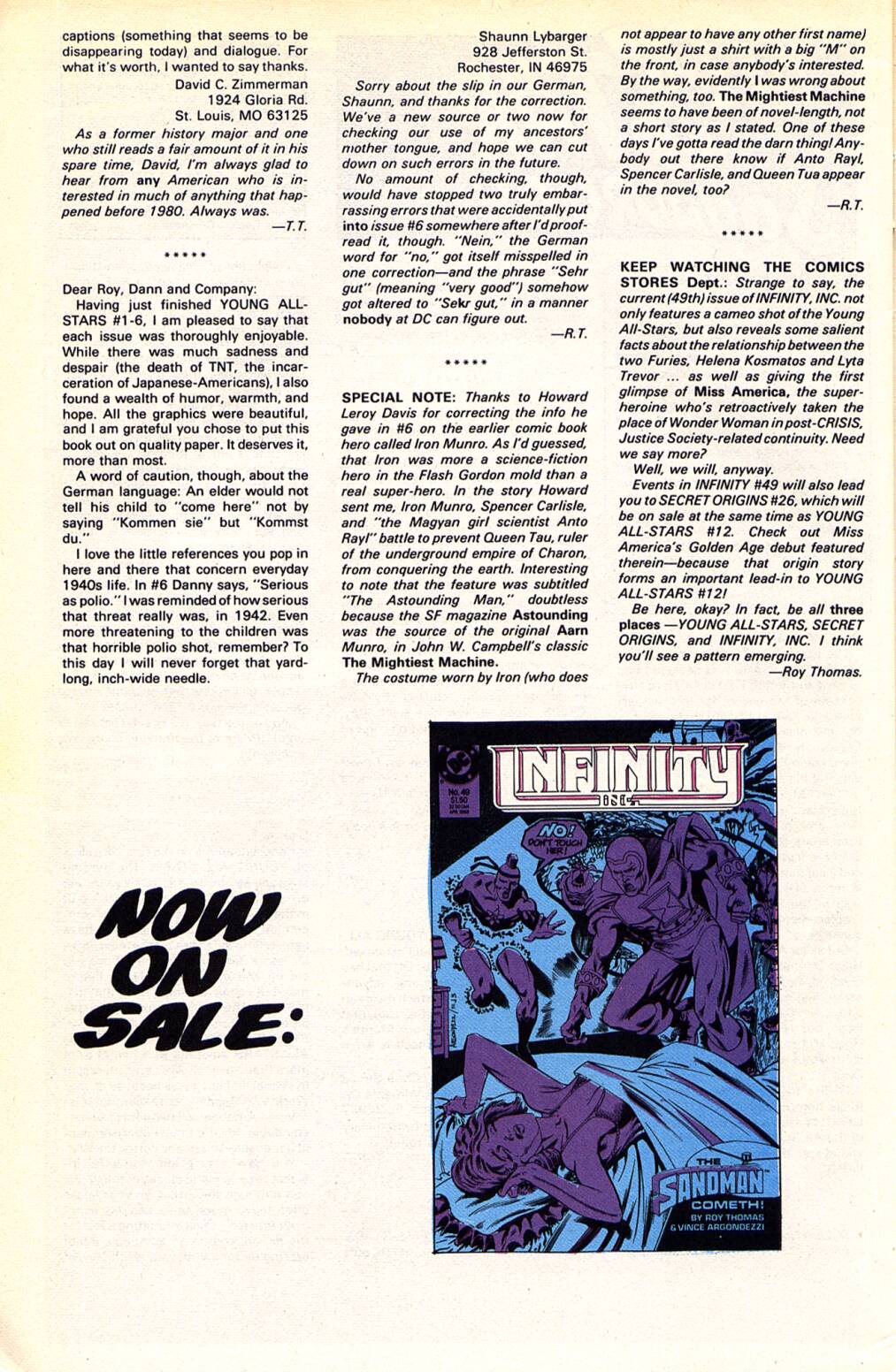 Read online Young All-Stars comic -  Issue #11 - 28