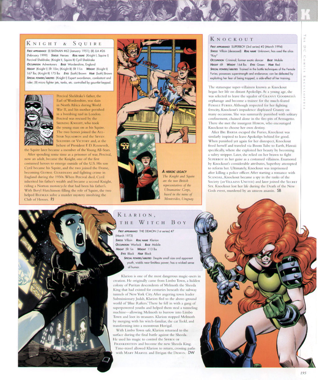 Read online The DC Comics Encyclopedia comic -  Issue # TPB 2 (Part 1) - 189