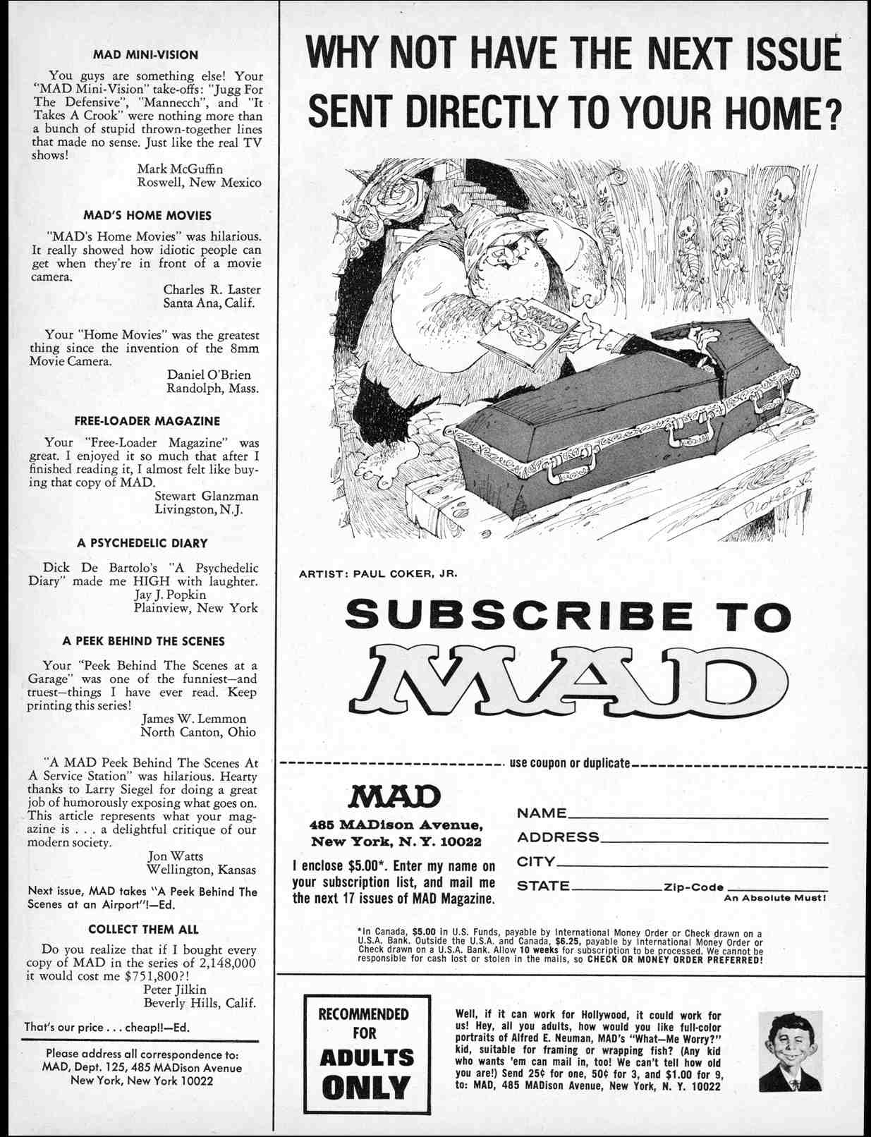 Read online MAD comic -  Issue #125 - 5