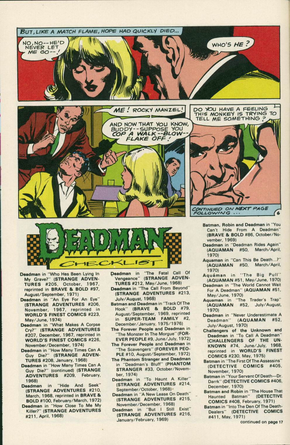 Read online Deadman (1985) comic -  Issue #2 - 8