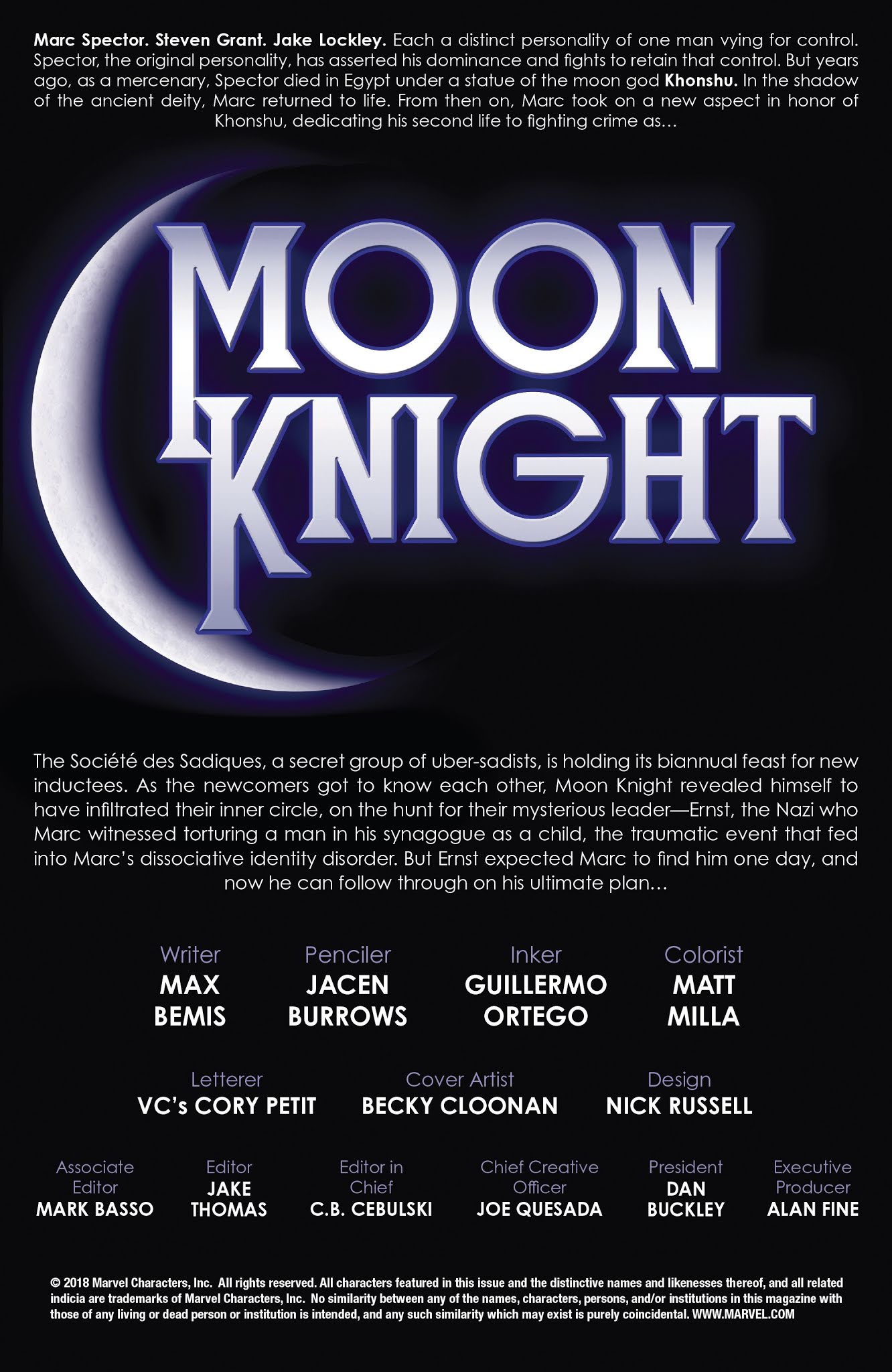 Read online Moon Knight (2016) comic -  Issue #198 - 2