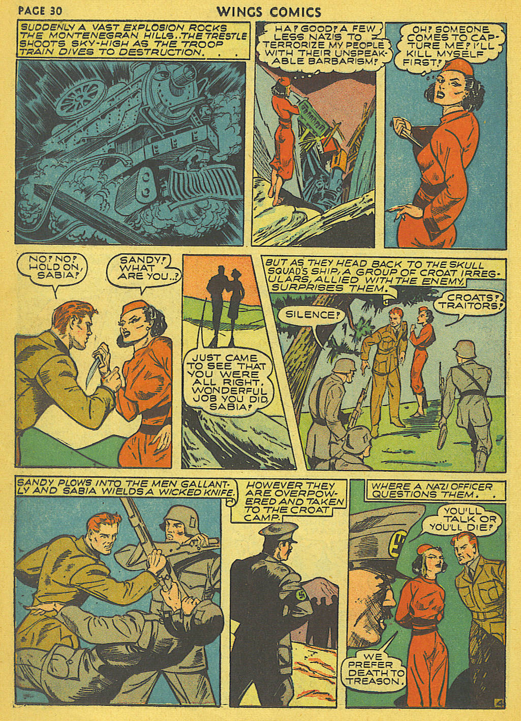 Read online Wings Comics comic -  Issue #18 - 31