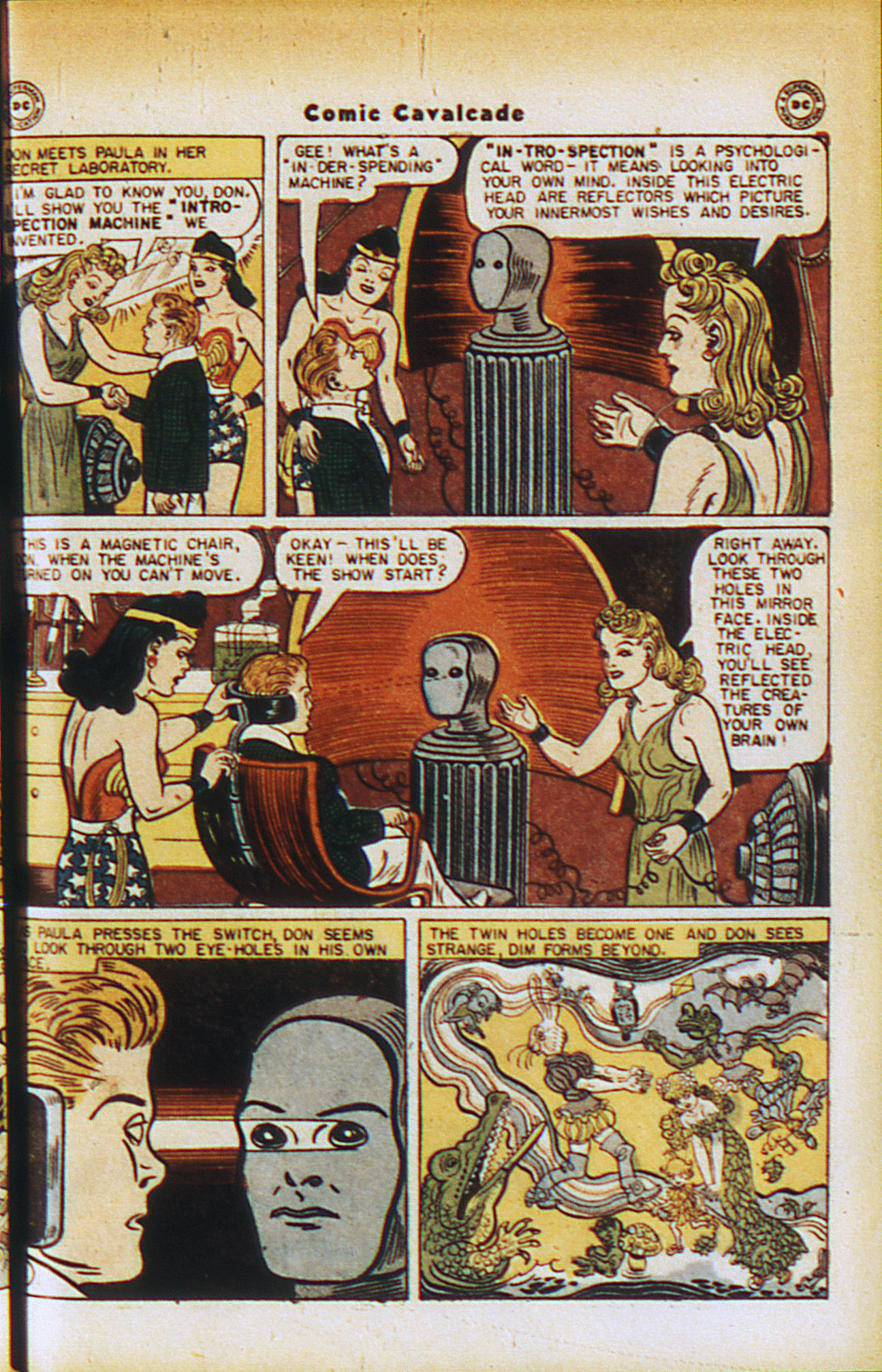 Read online Comic Cavalcade comic -  Issue #16 - 10