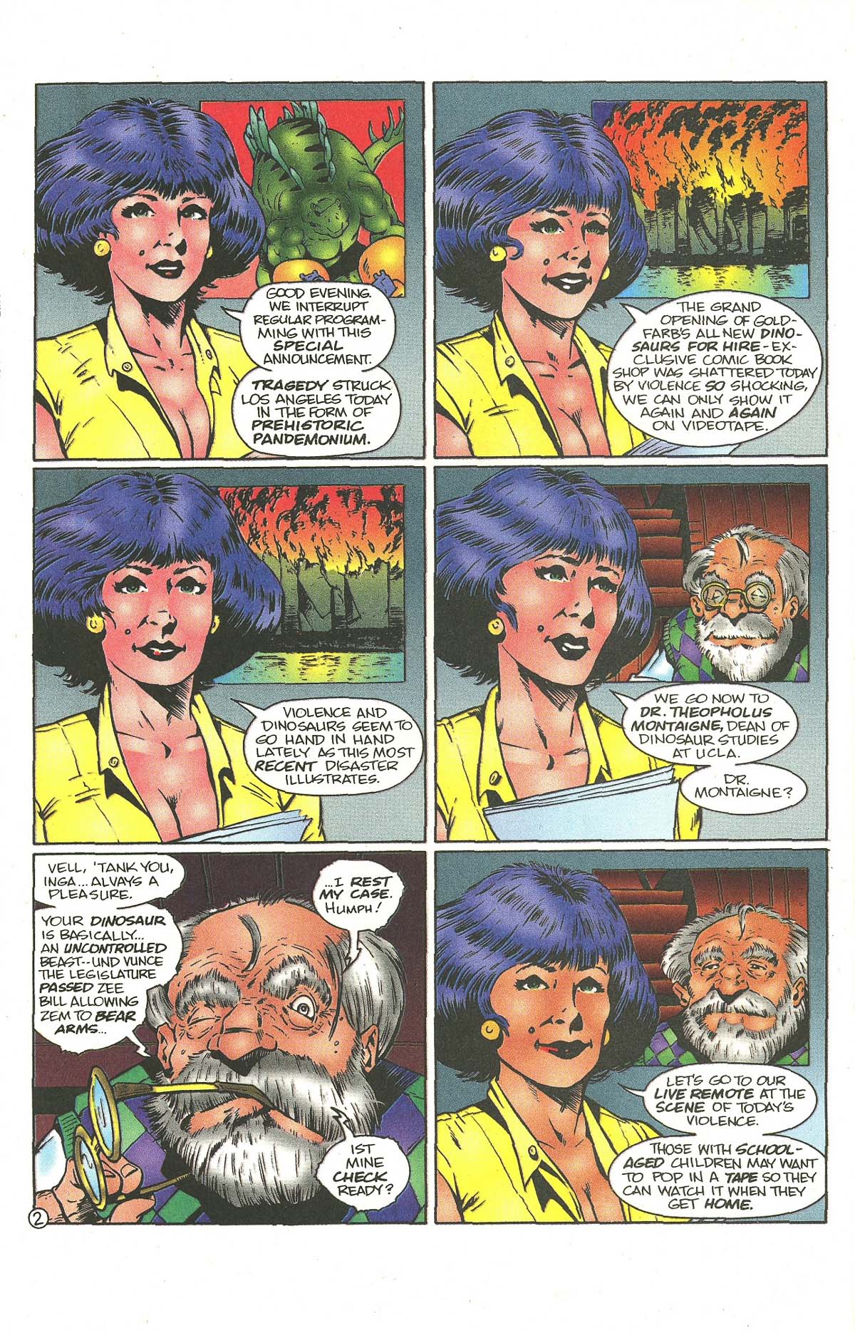Read online Dinosaurs For Hire comic -  Issue #4 - 4