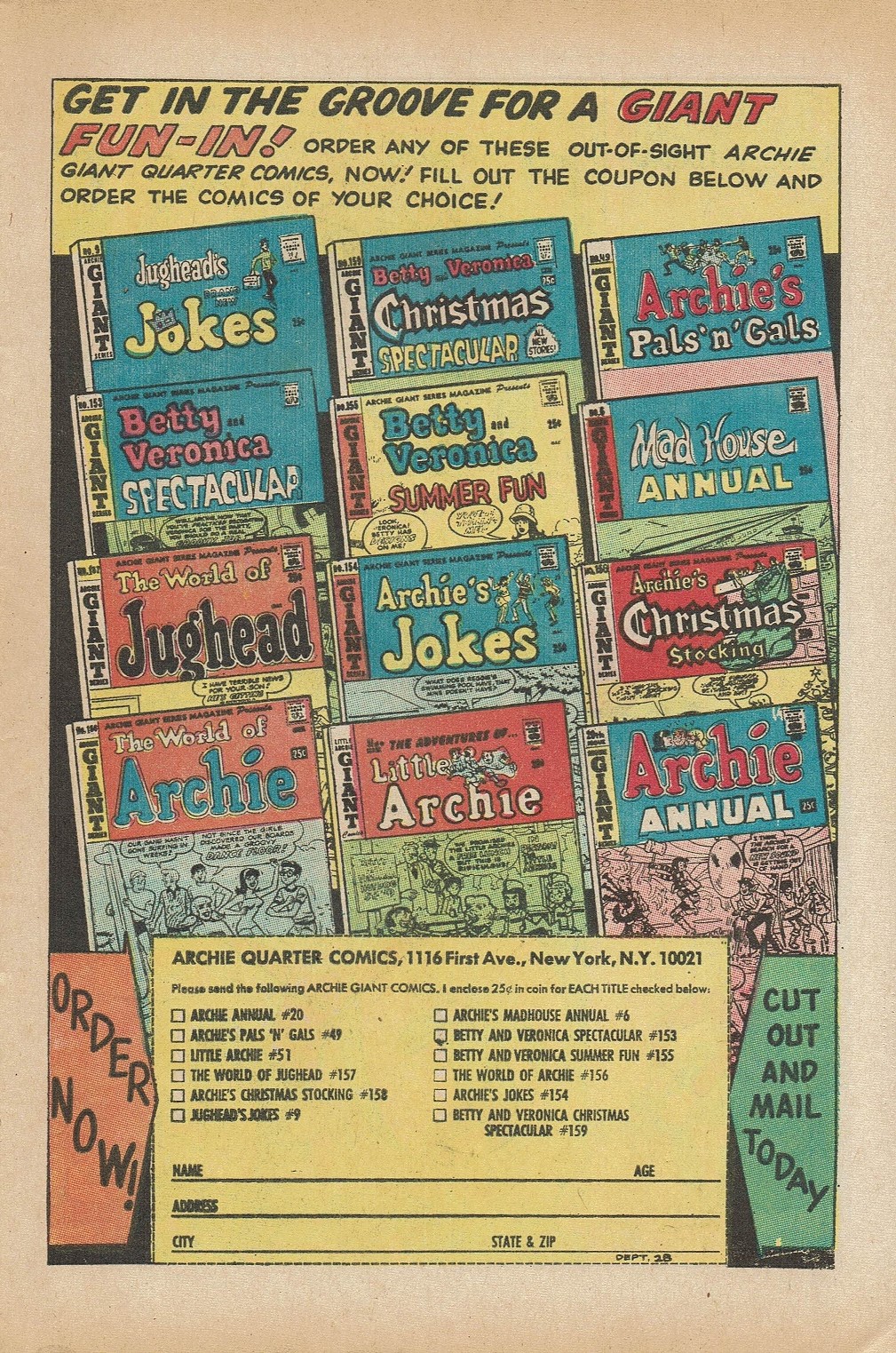 Read online Archie's Joke Book Magazine comic -  Issue #132 - 9