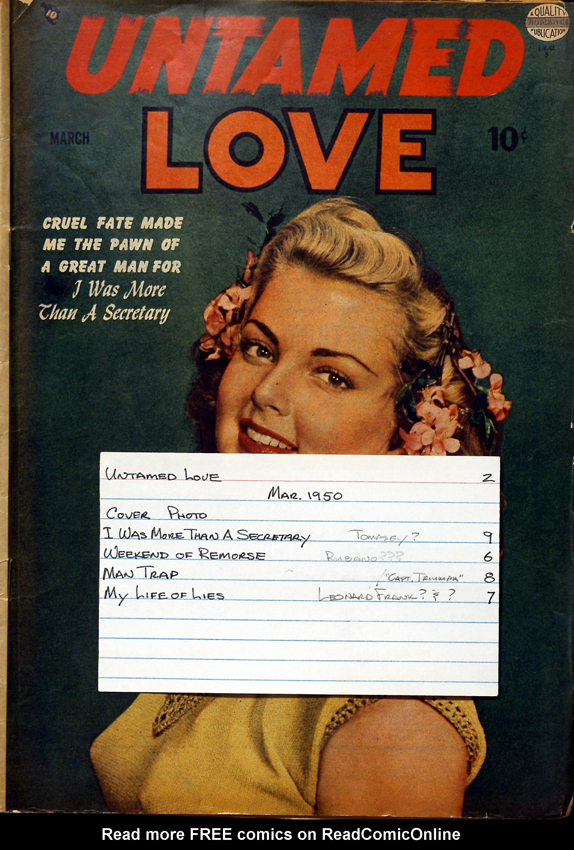 Read online Untamed Love comic -  Issue #2 - 37