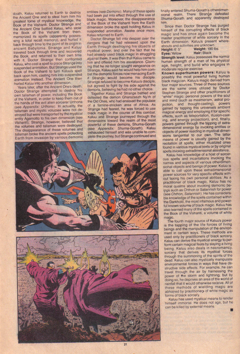 Read online The Official Handbook of the Marvel Universe: Update '89 comic -  Issue #4 - 23