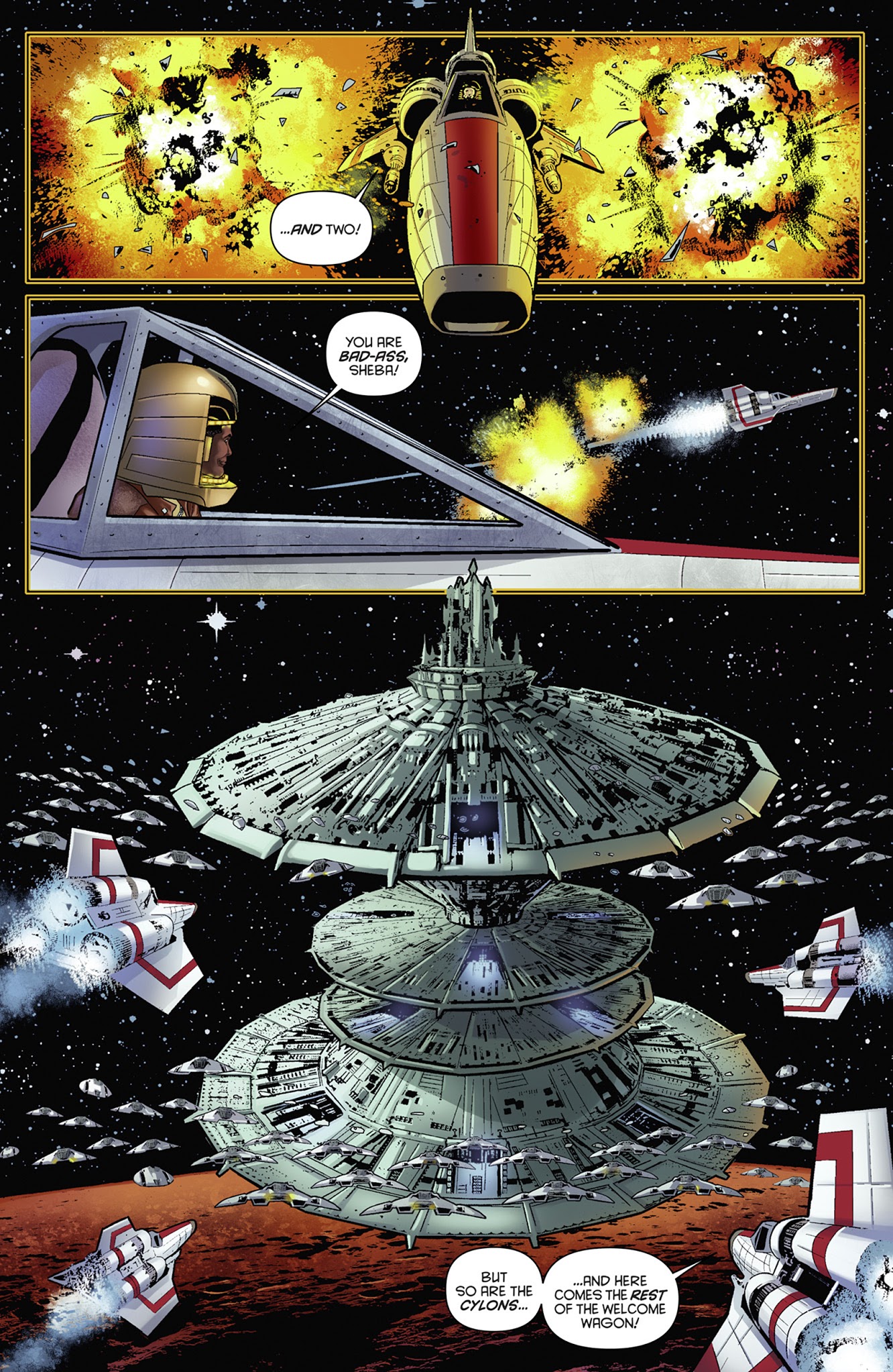 Read online Classic Battlestar Galactica: The Death of Apollo comic -  Issue #4 - 11