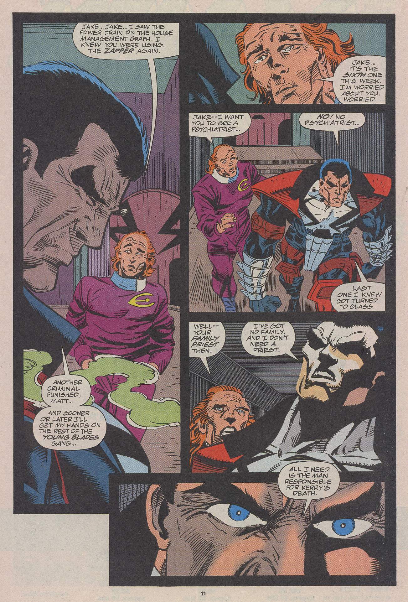 Read online Punisher 2099 comic -  Issue #10 - 11