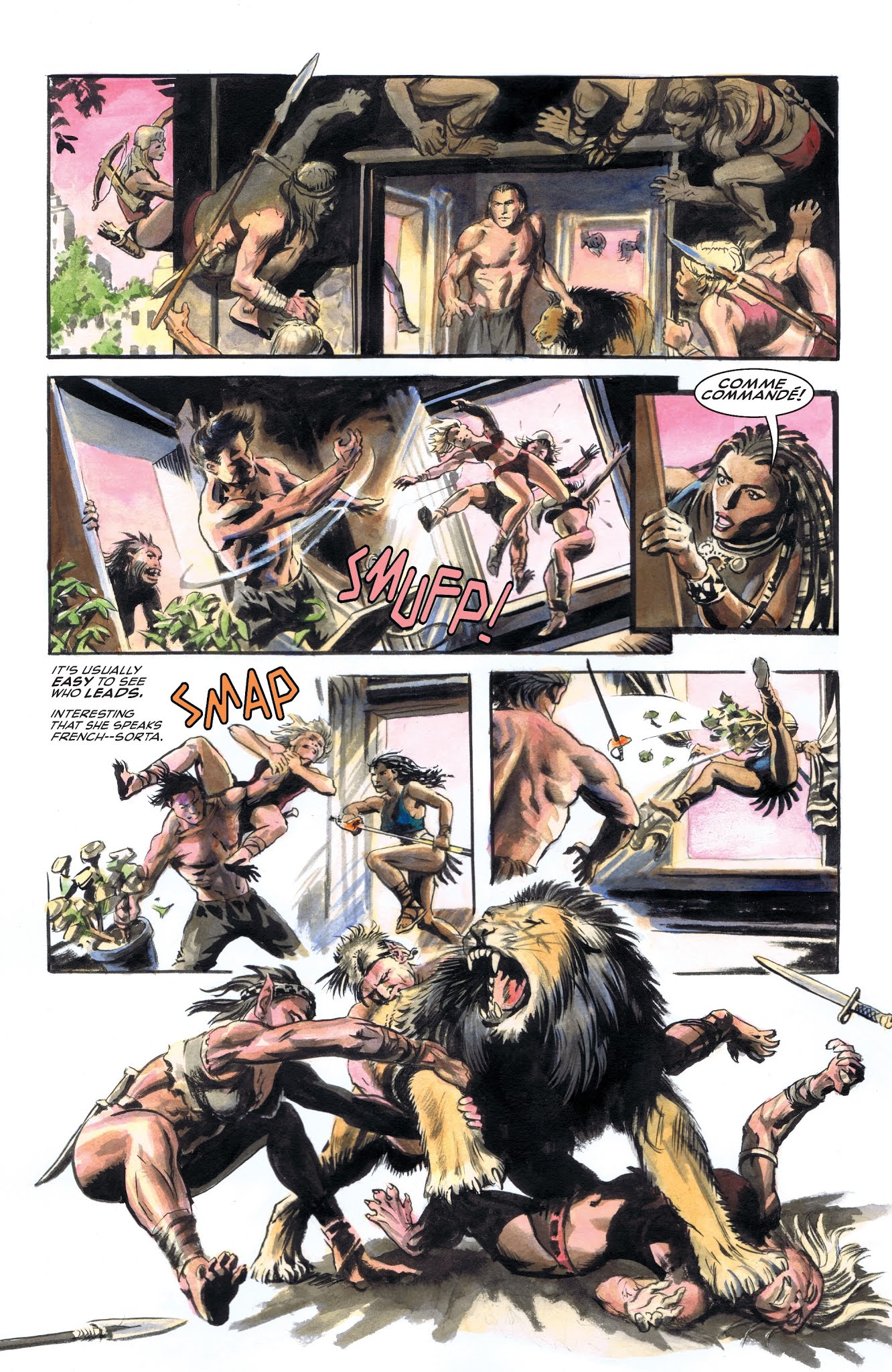 Read online The Once and Future Tarzan comic -  Issue # TPB - 10