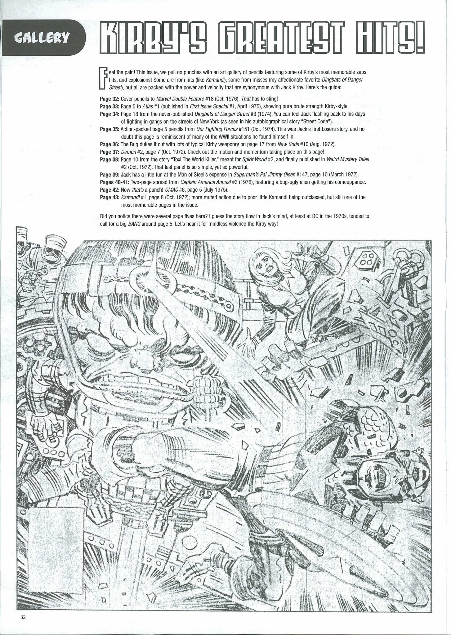 Read online The Jack Kirby Collector comic -  Issue #38 - 34