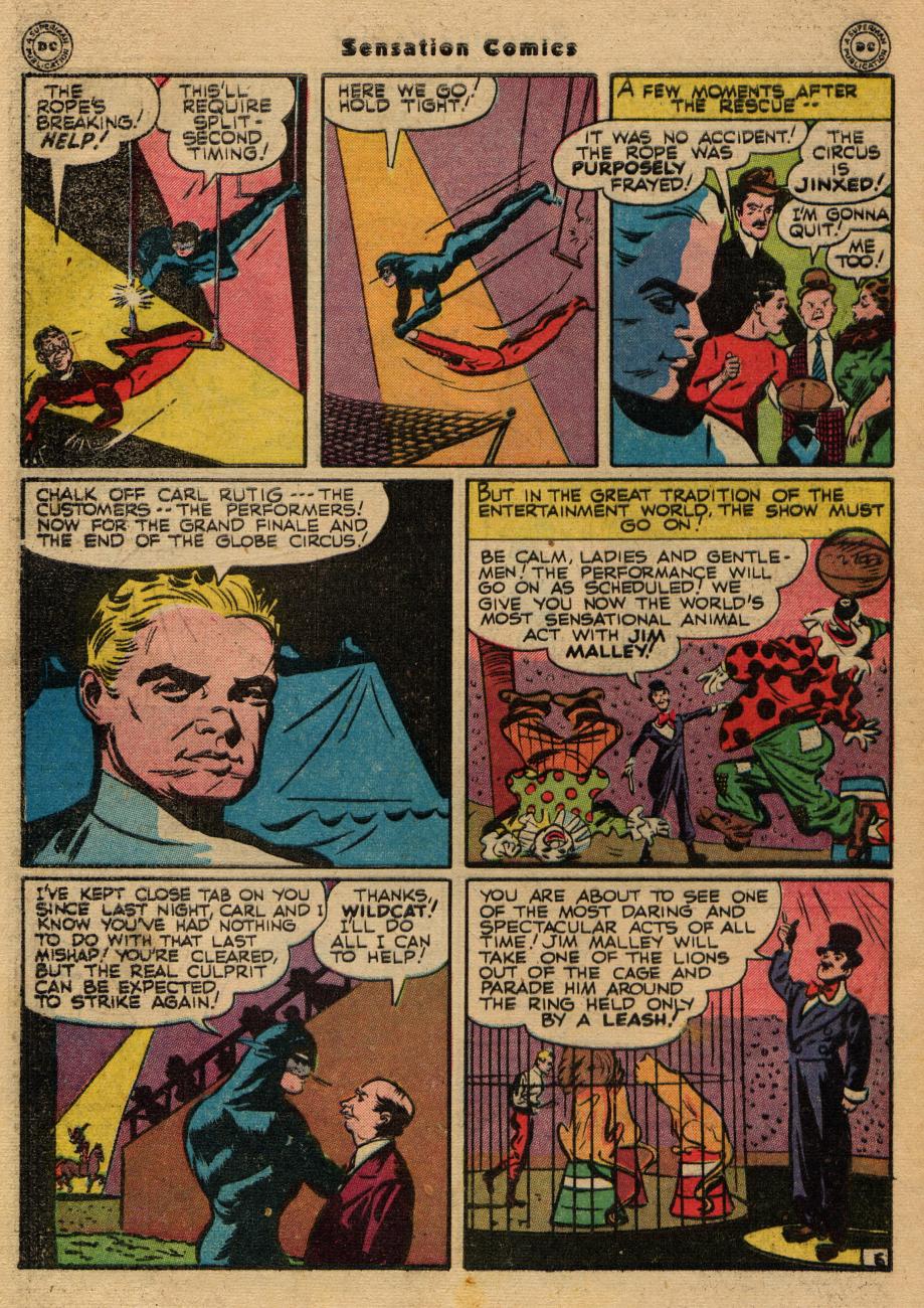 Read online Sensation (Mystery) Comics comic -  Issue #61 - 46