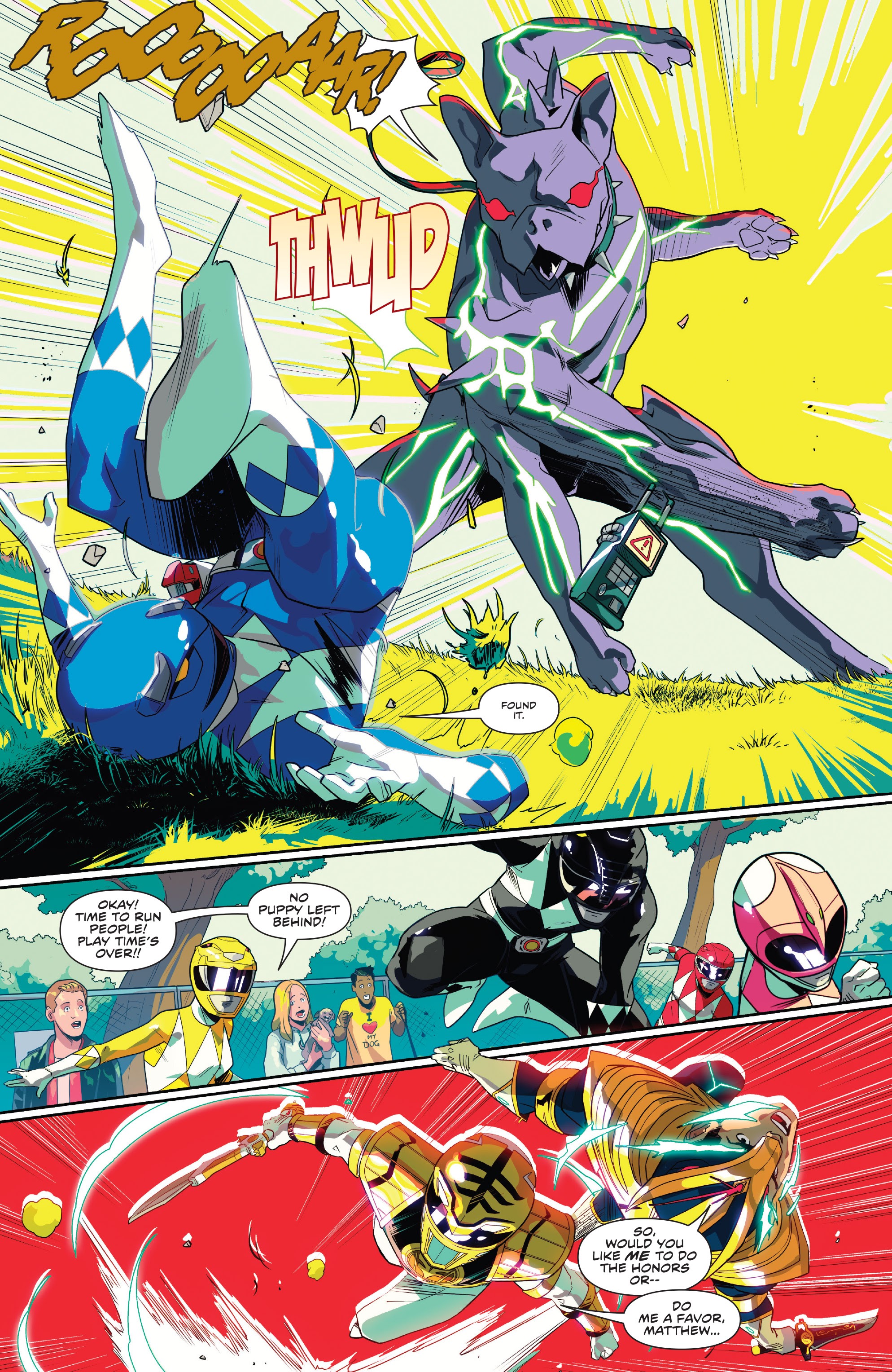 Read online Mighty Morphin comic -  Issue #9 - 14