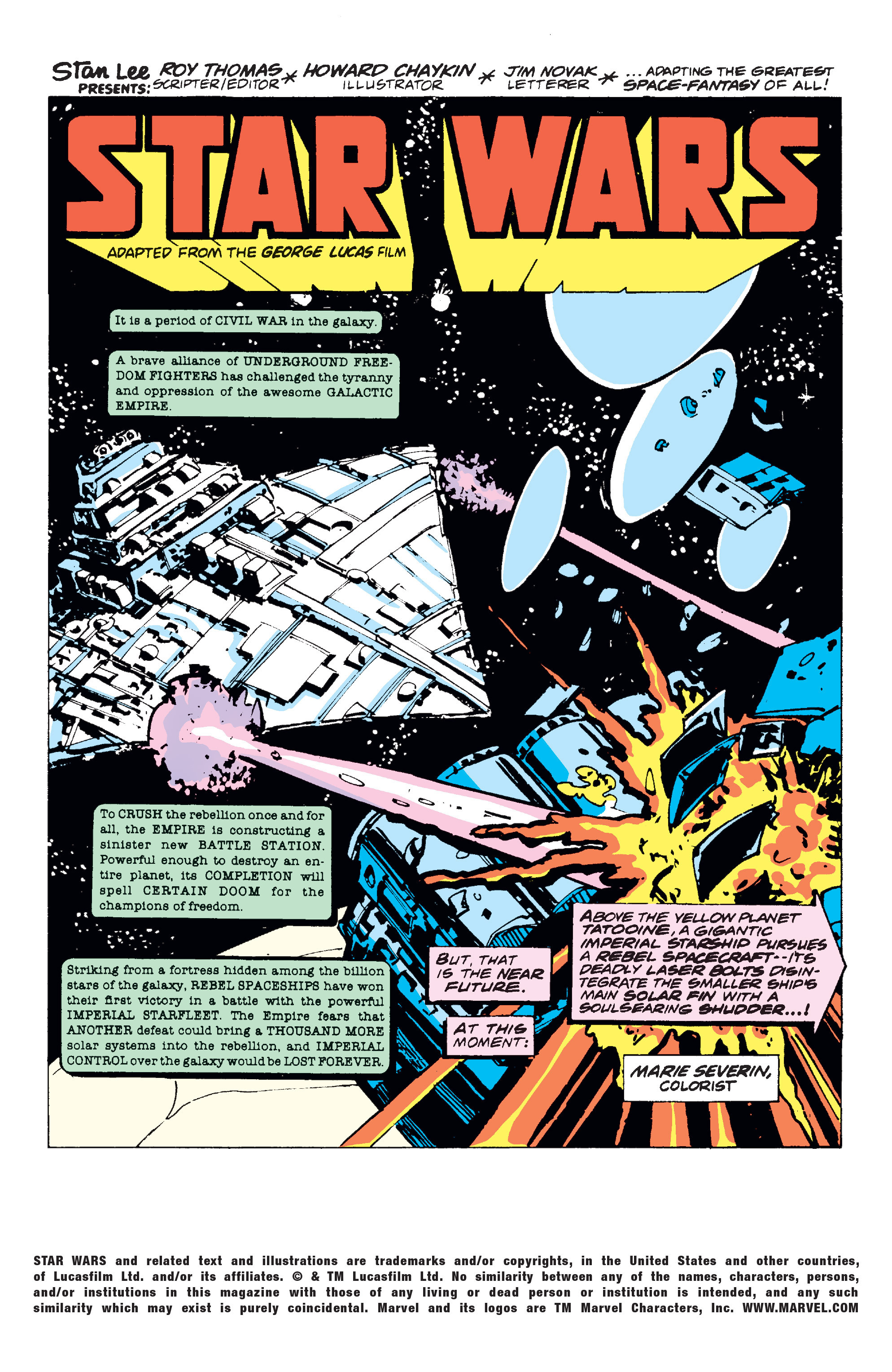 Read online Star Wars (1977) comic -  Issue #1 - 2