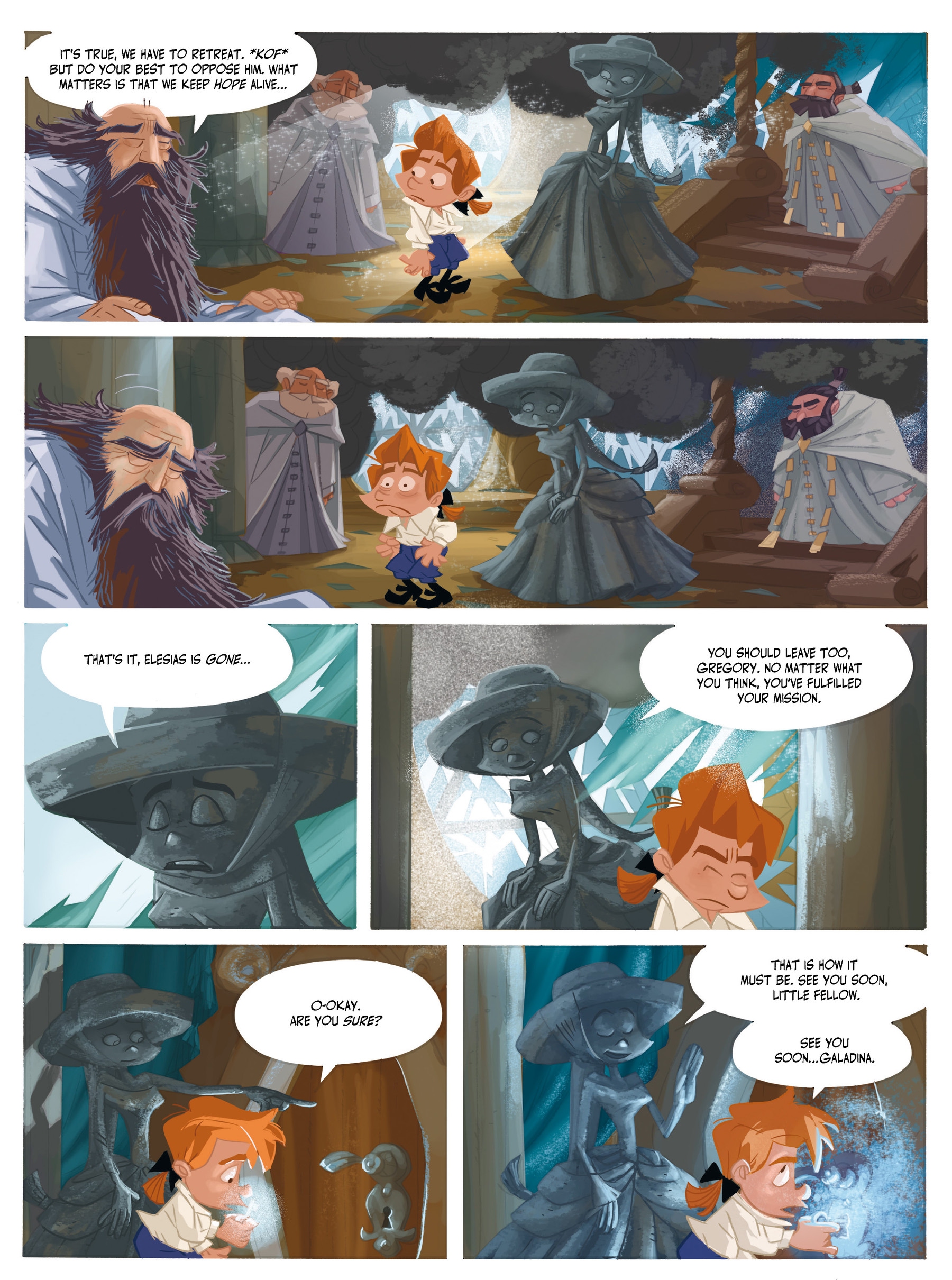 Read online Gregory and the Gargoyles comic -  Issue #3 - 52