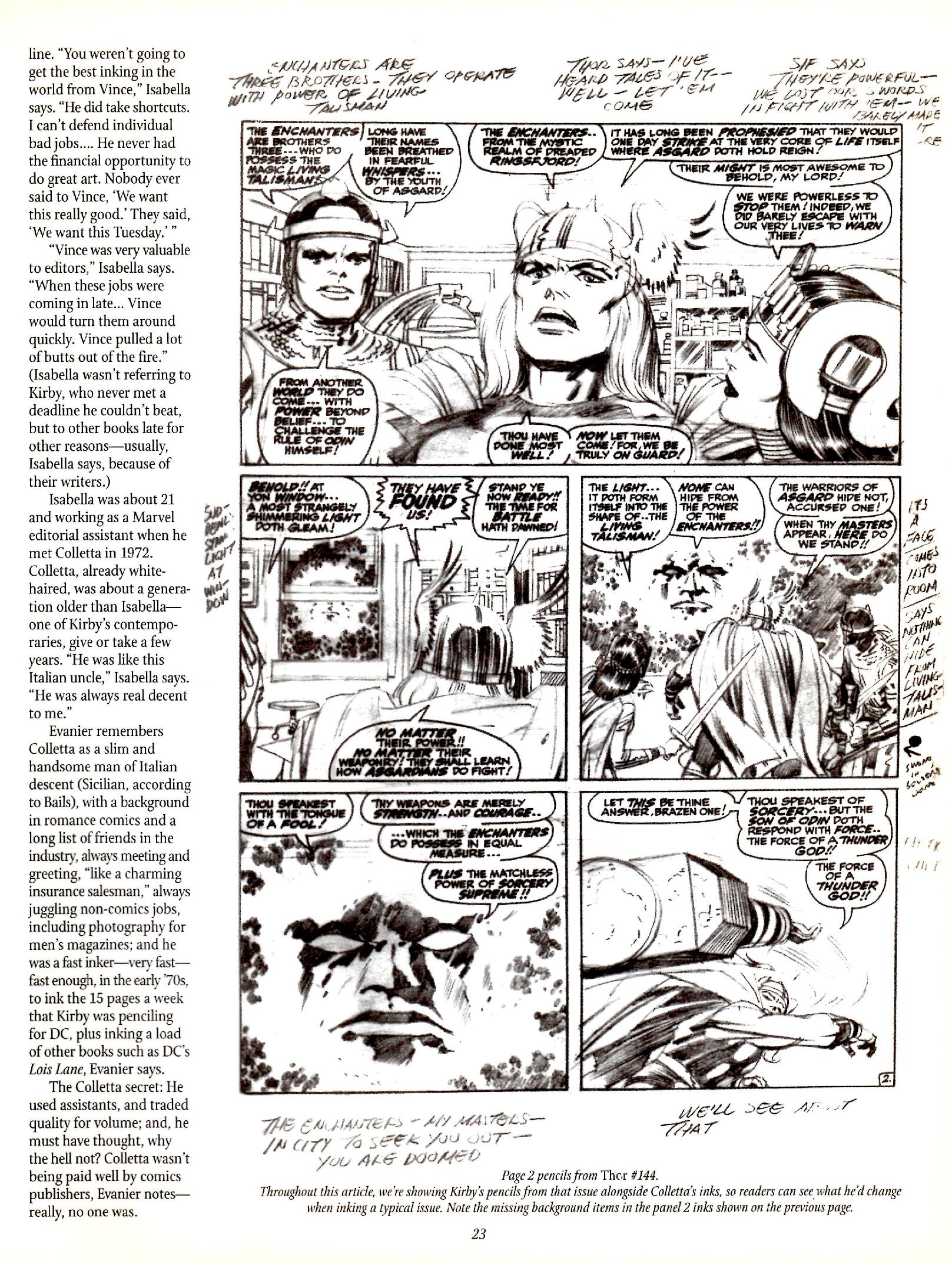 Read online The Jack Kirby Collector comic -  Issue #28 - 24