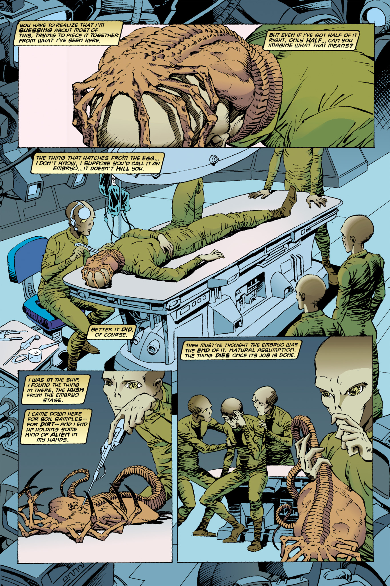 Read online Aliens: Incubation/Lucky/Taste comic -  Issue # Full - 6