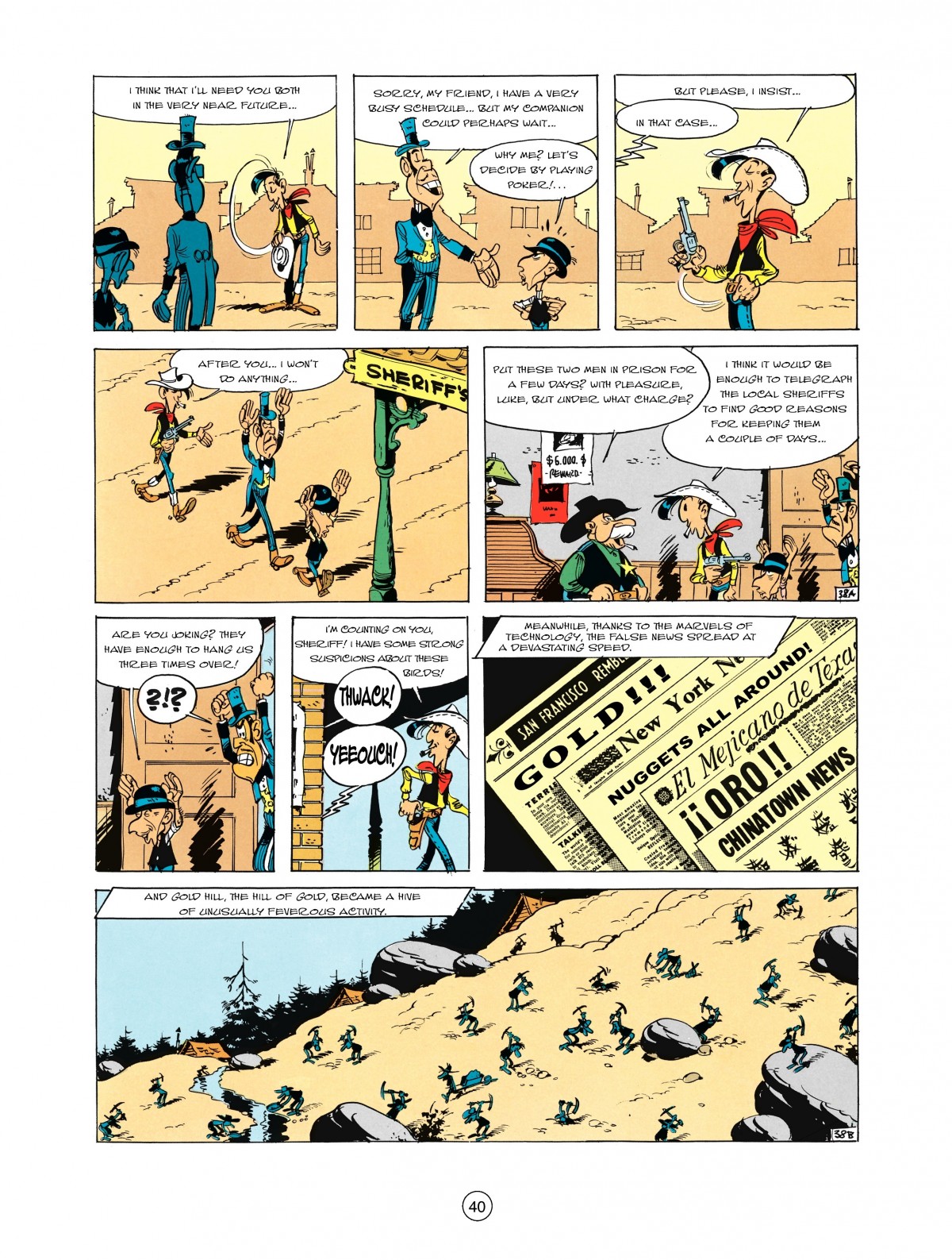 Read online A Lucky Luke Adventure comic -  Issue #2 - 42