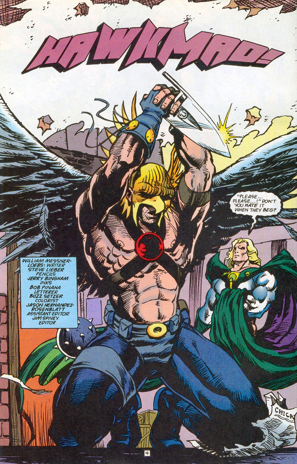 Hawkman (1993) Issue #27 #30 - English 6