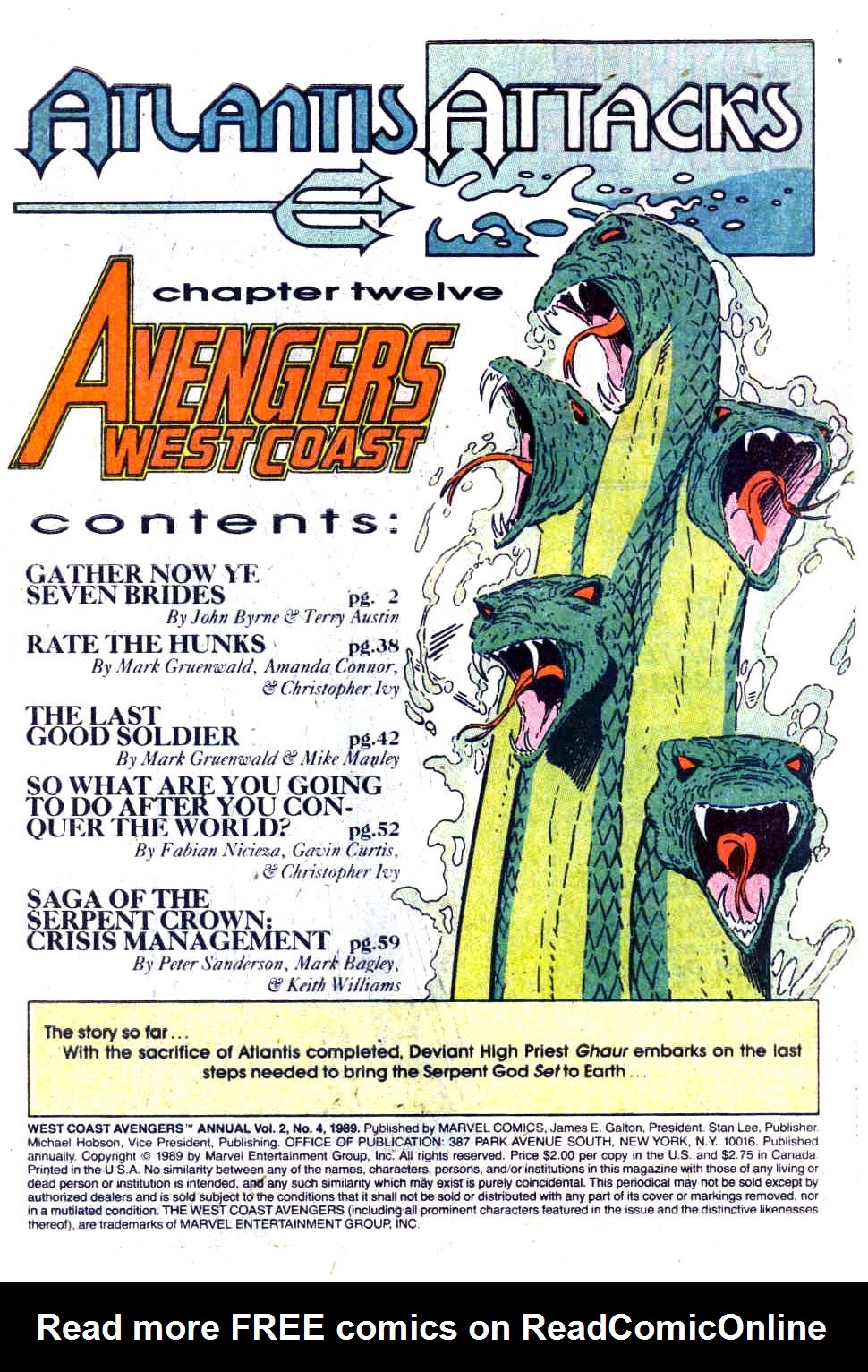 Read online Avengers West Coast (1989) comic -  Issue # Annual 4 - 2