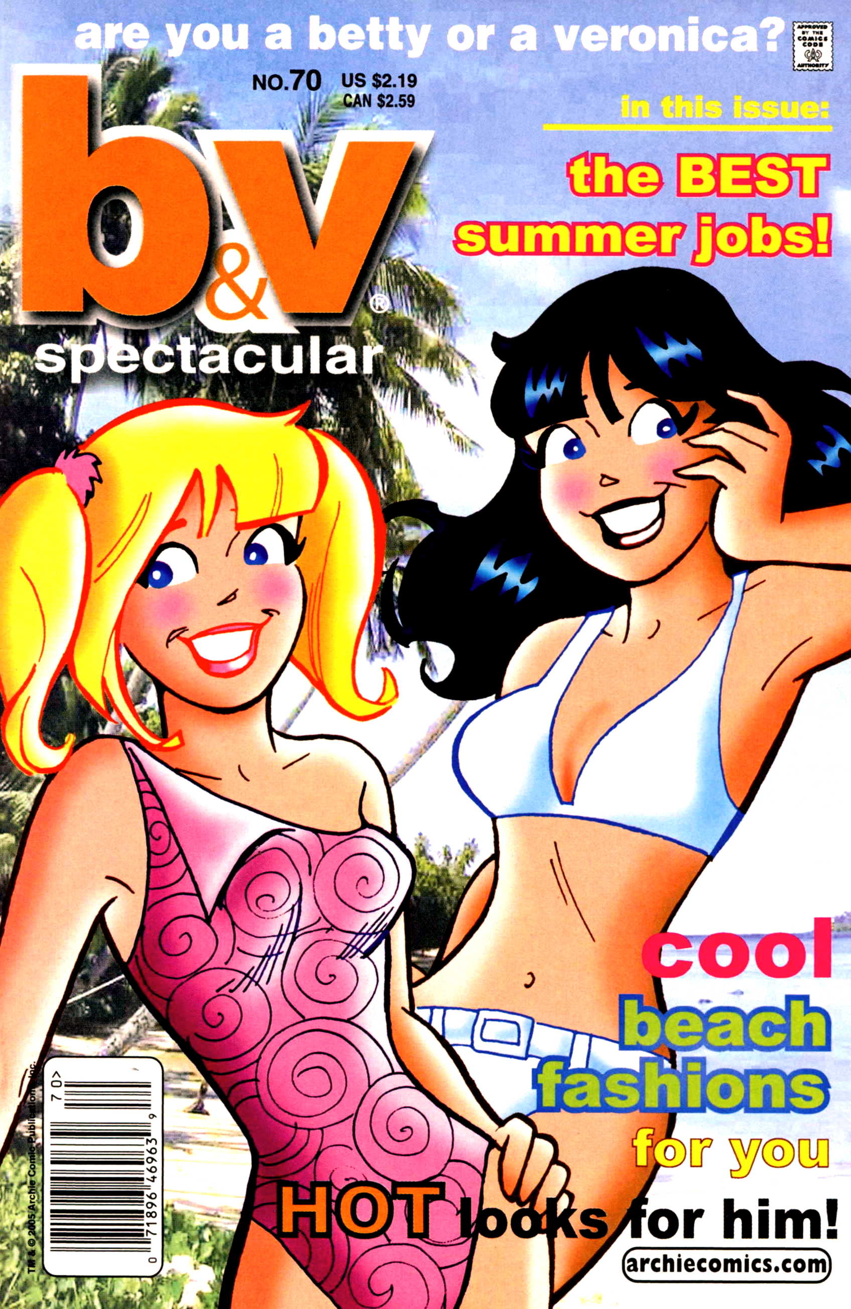 Read online Betty & Veronica Spectacular comic -  Issue #70 - 1