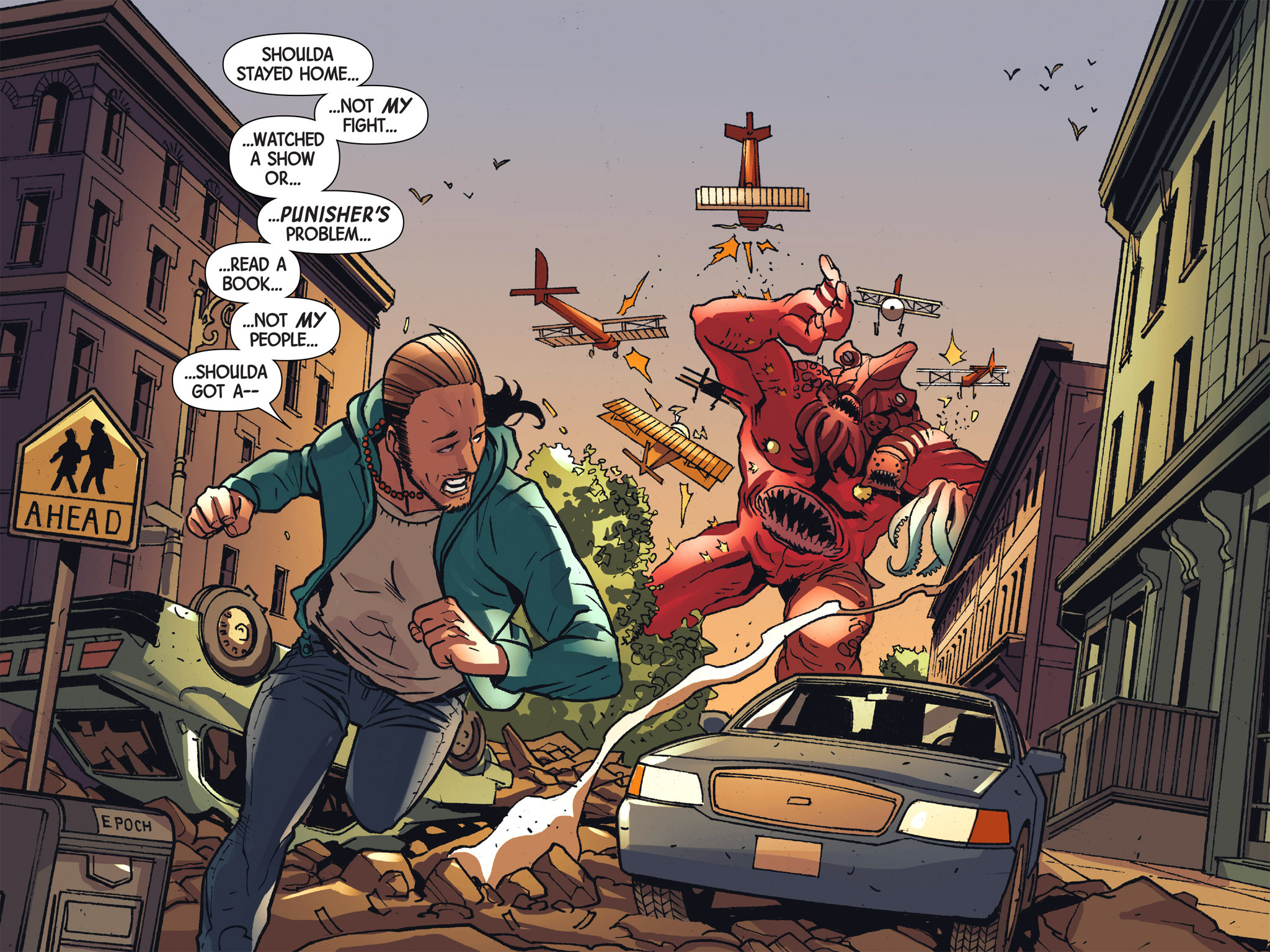 Read online Doctor Strange/Punisher: Magic Bullets Infinite Comic comic -  Issue #8 - 2