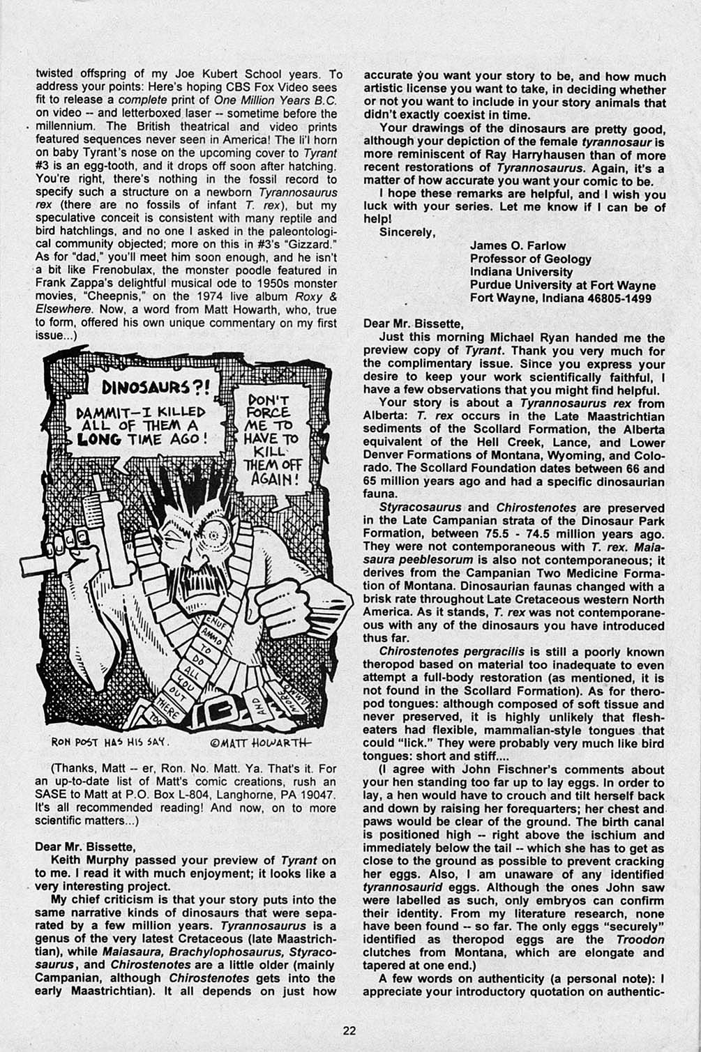 Read online S.R. Bissette's Tyrant comic -  Issue #2 - 24