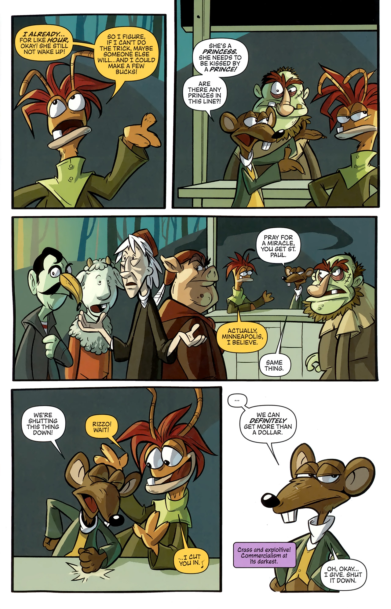 Read online Muppet Snow White comic -  Issue #4 - 6