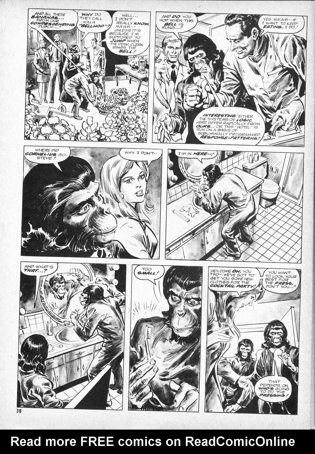 Read online Planet of the Apes comic -  Issue #14 - 38