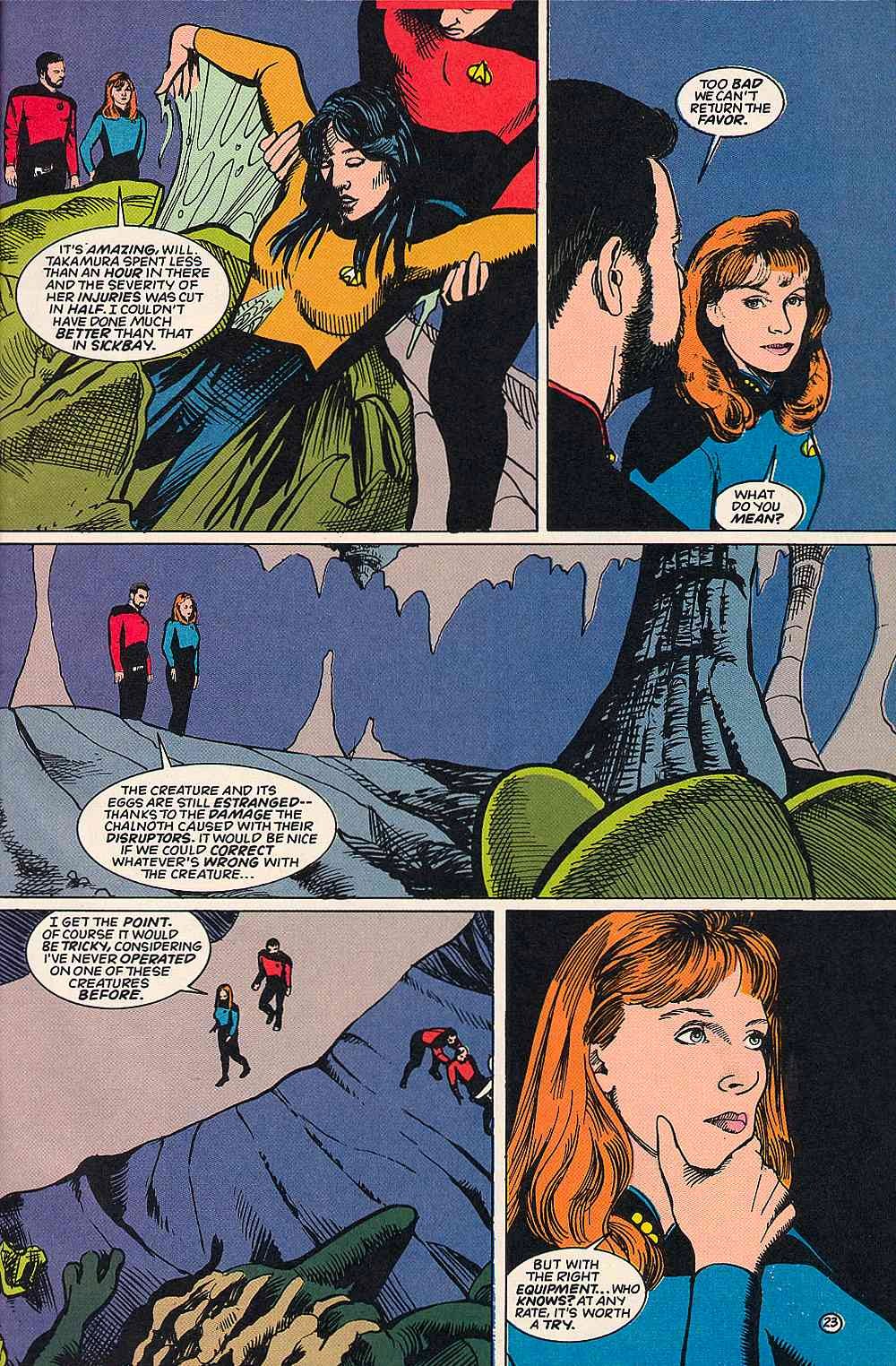 Read online Star Trek: The Next Generation (1989) comic -  Issue #61 - 23