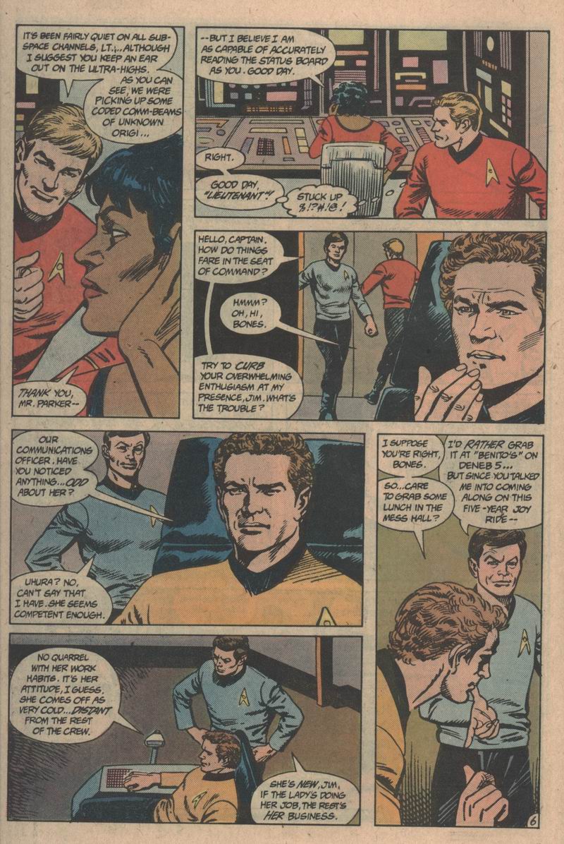 Read online Star Trek (1984) comic -  Issue #30 - 7