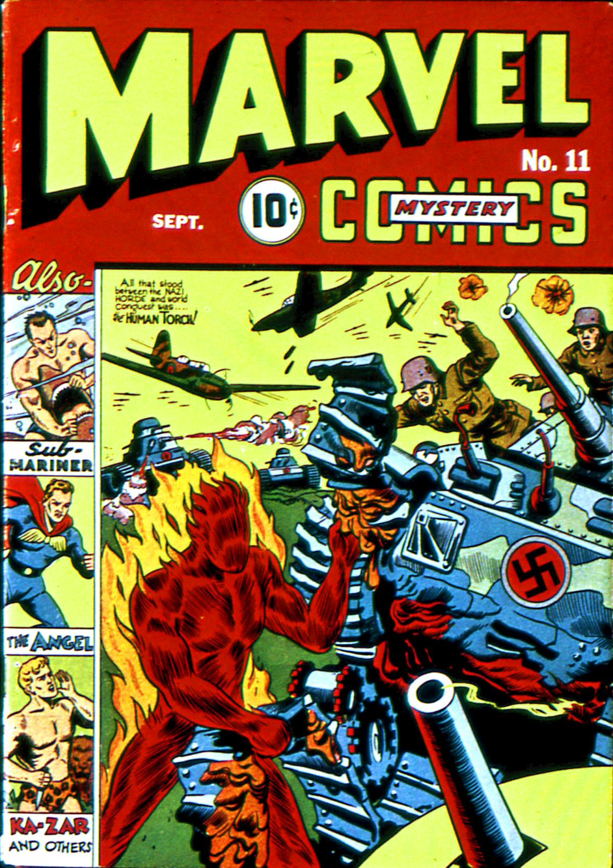 Read online Marvel Mystery Comics comic -  Issue #11 - 1