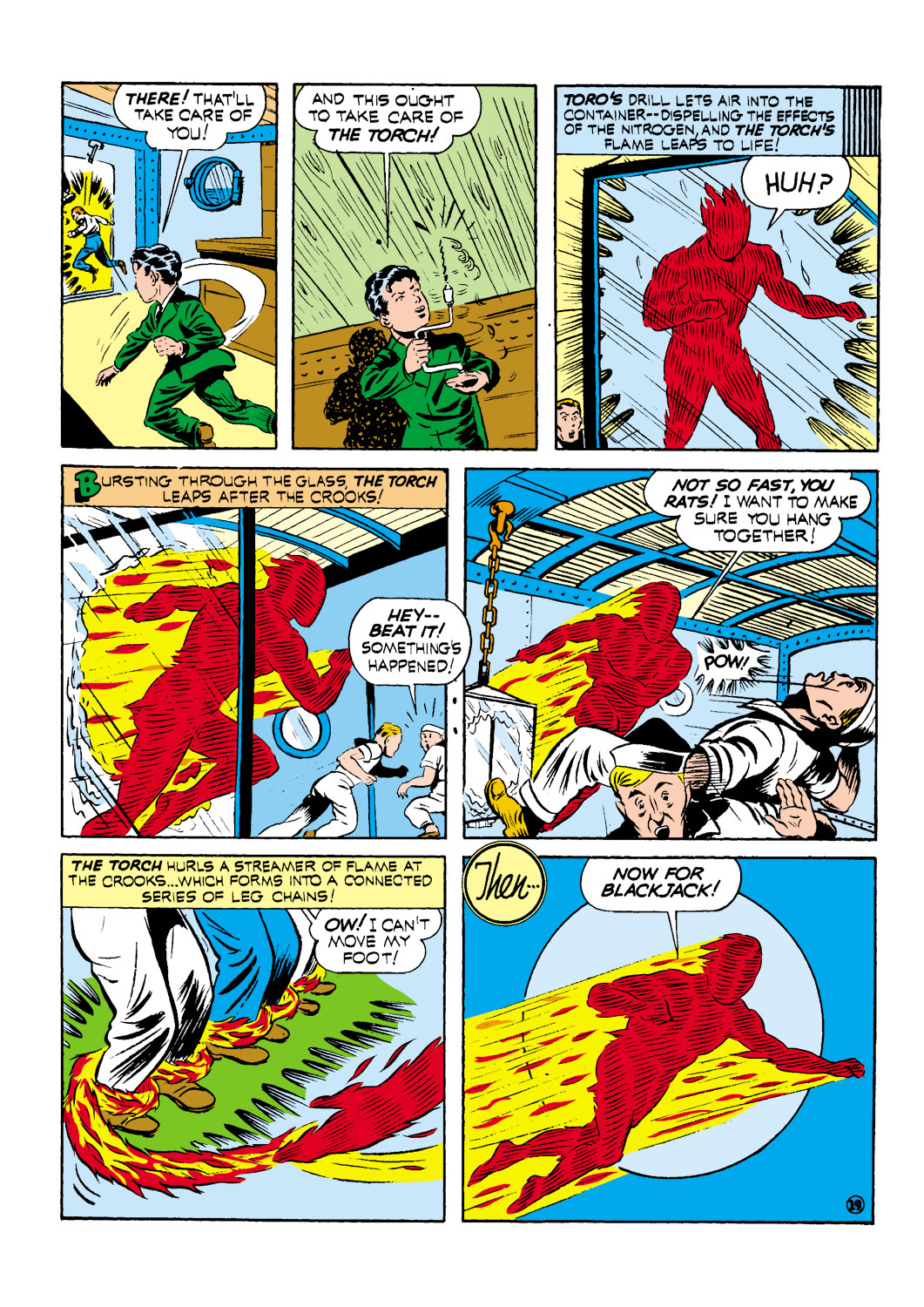 Read online The Human Torch (1940) comic -  Issue #4 - 21