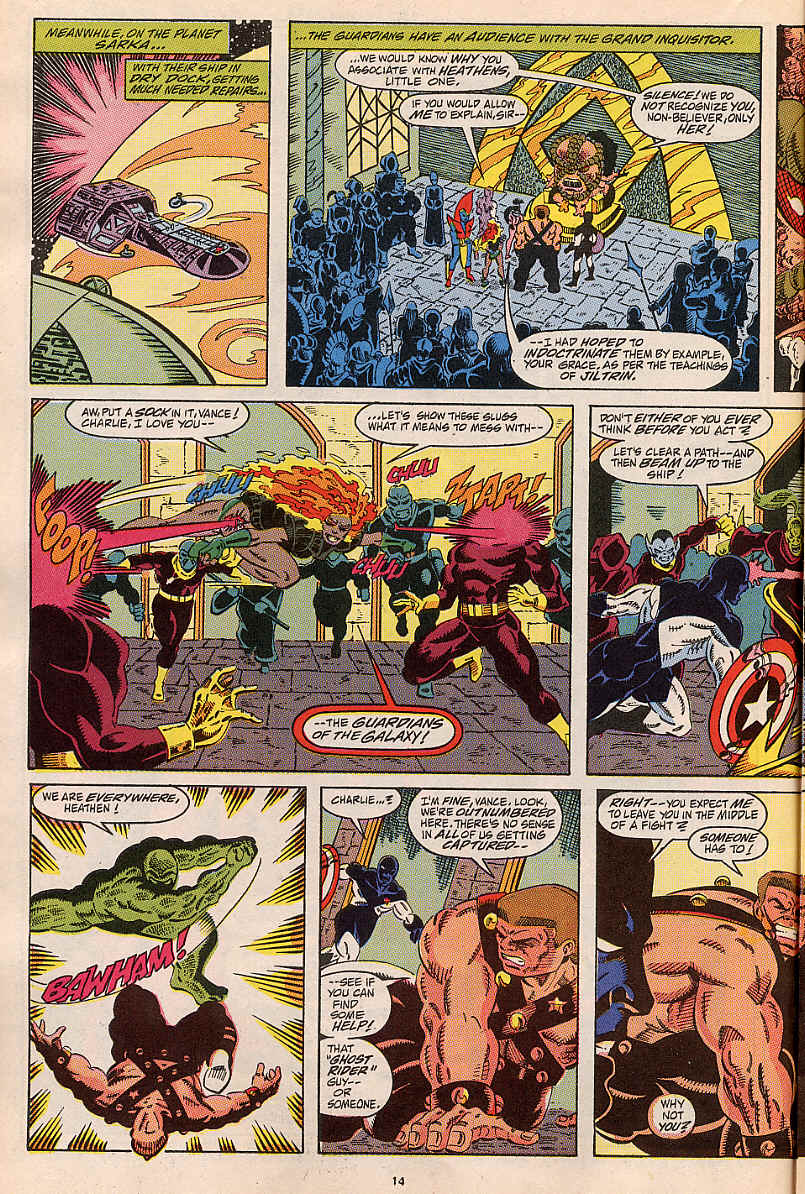 Read online Guardians of the Galaxy (1990) comic -  Issue #14 - 11