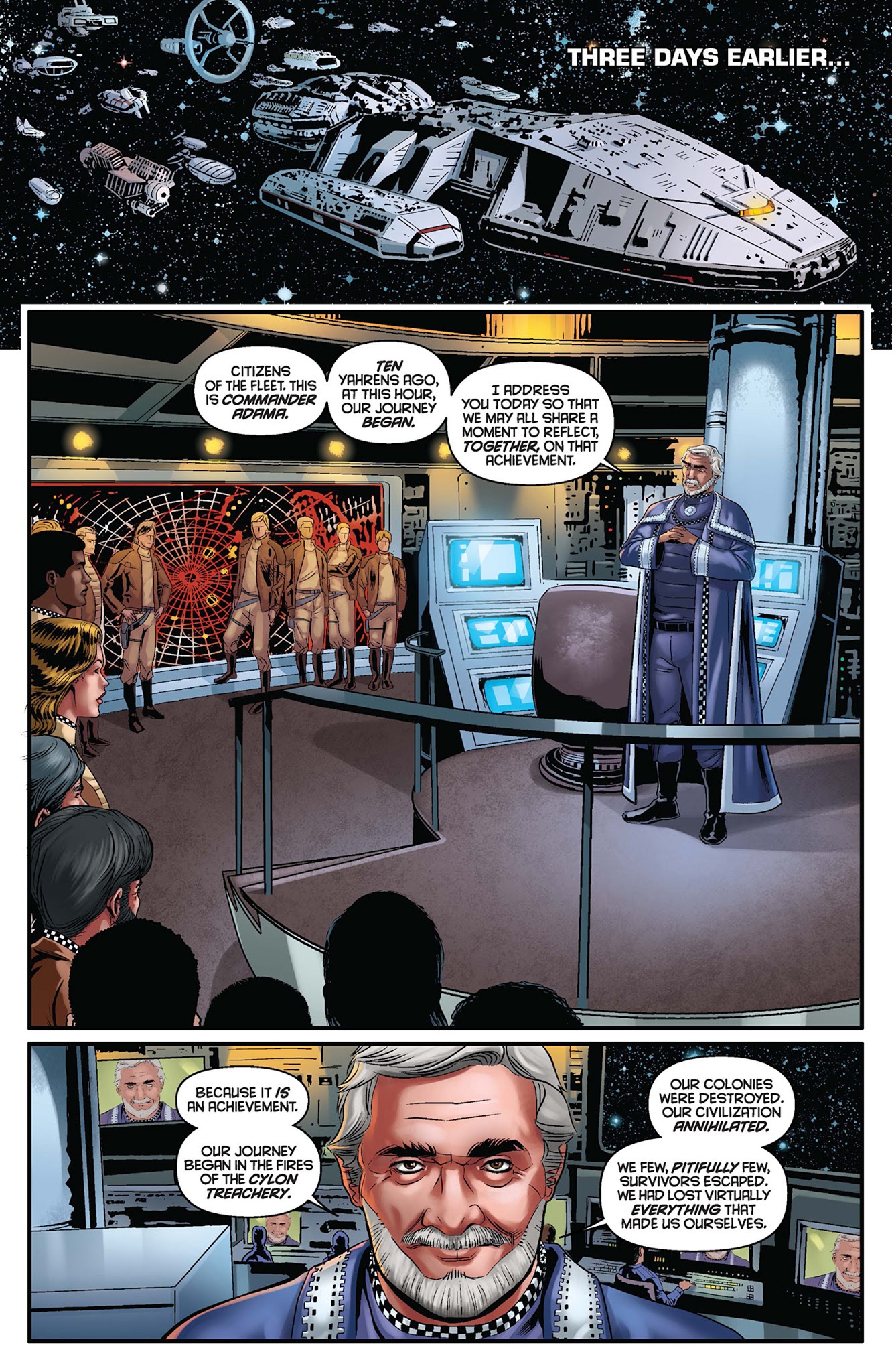 Read online Classic Battlestar Galactica: The Death of Apollo comic -  Issue #1 - 7