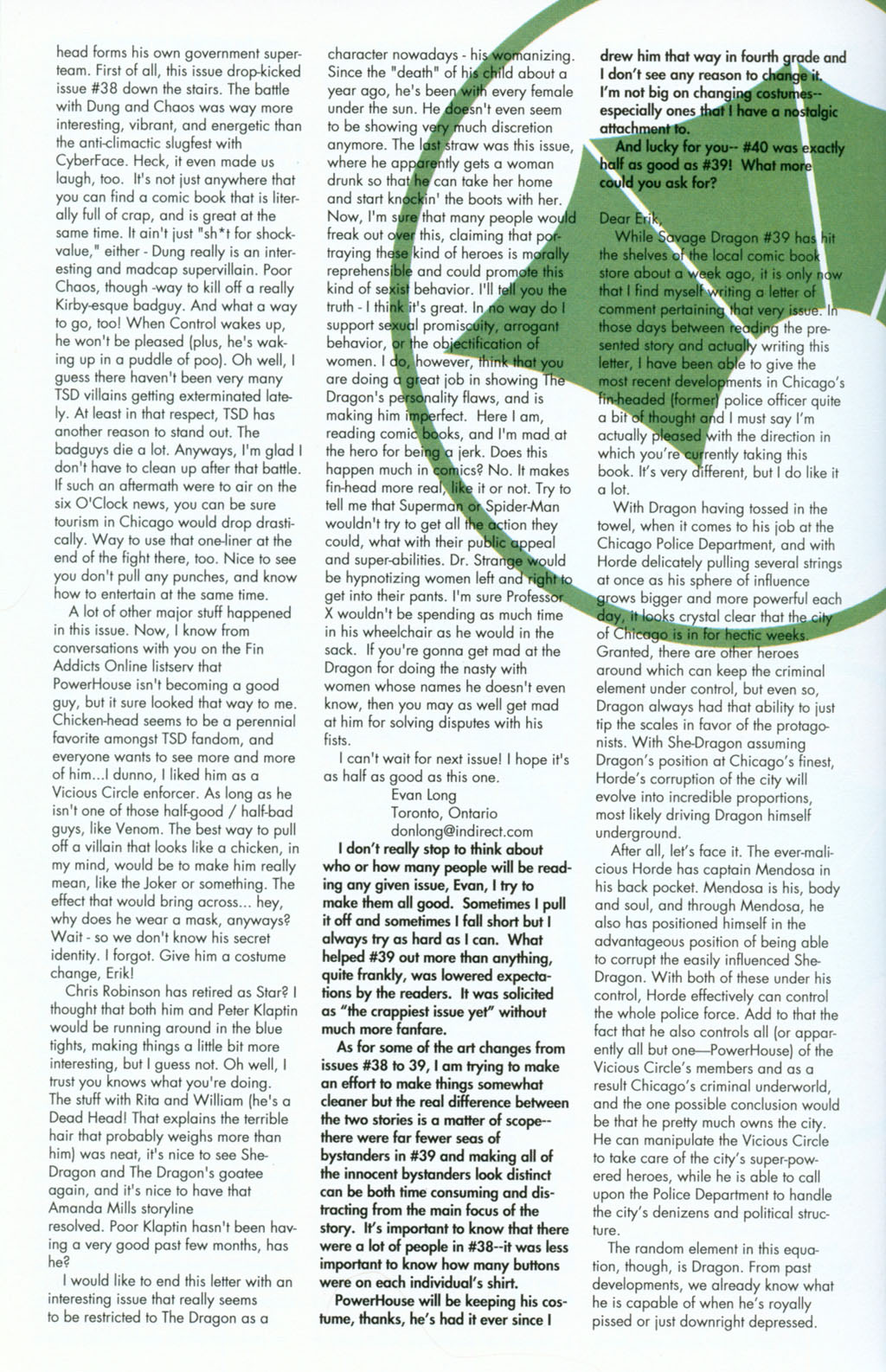 Read online The Savage Dragon (1993) comic -  Issue #41 - 29