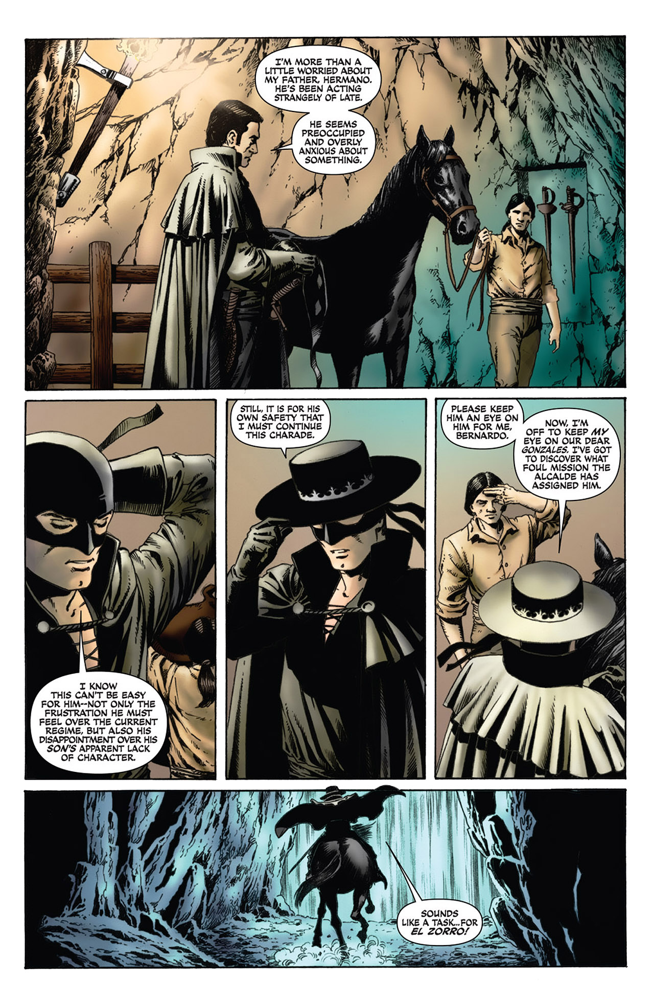 Read online Zorro Rides Again comic -  Issue #3 - 12