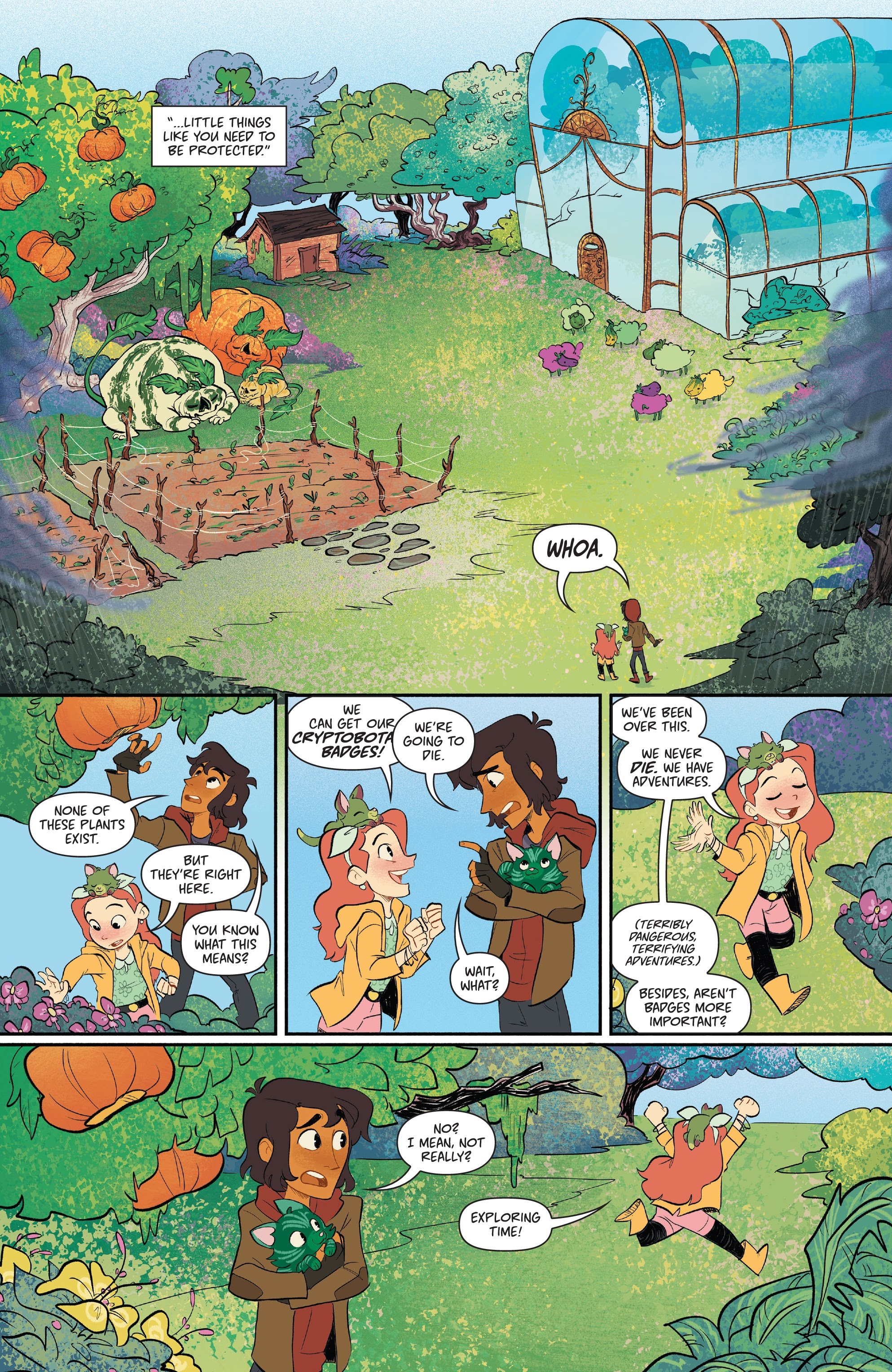 Read online Lumberjanes: Somewhere That's Green comic -  Issue # Full - 19