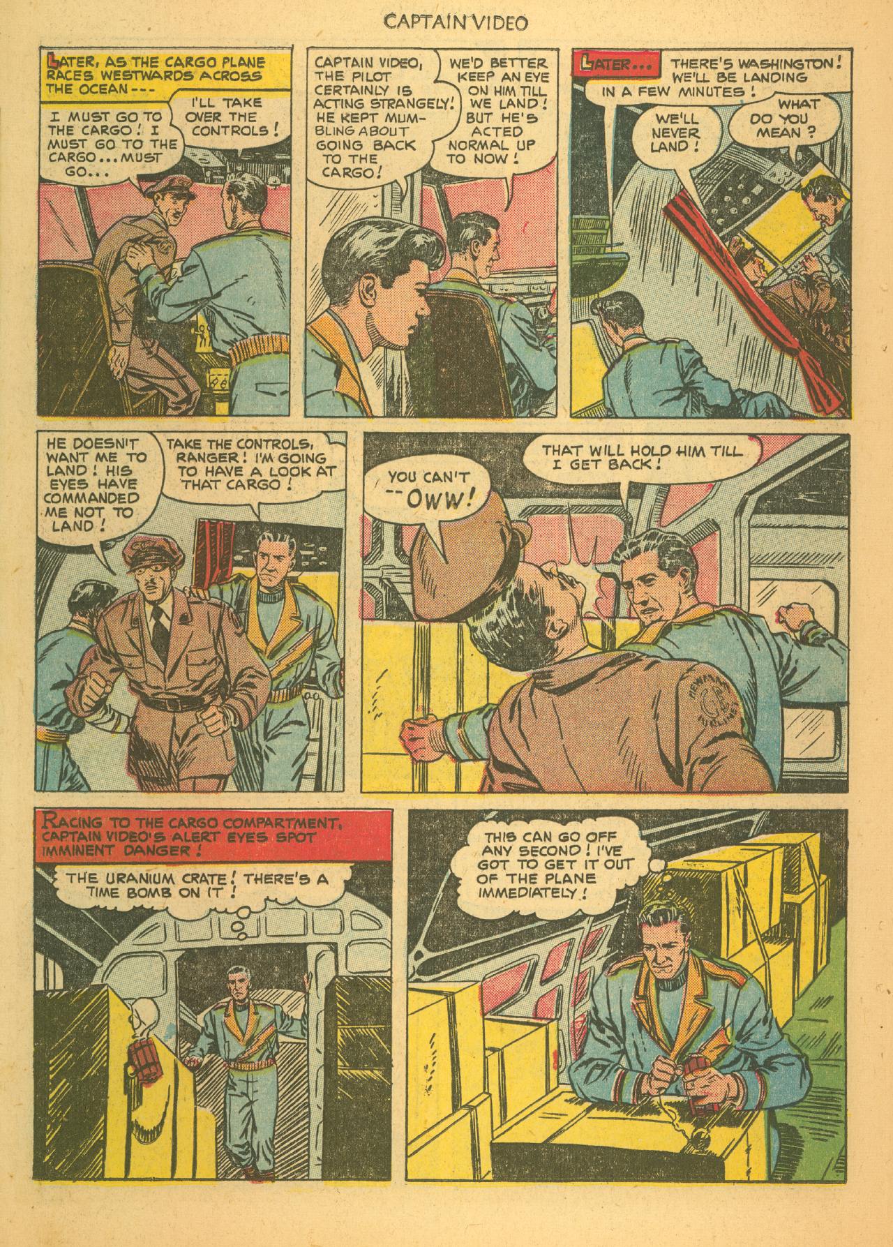 Read online Captain Video comic -  Issue # 006 (1951) 36pg c2c Fawcet (JVJ-Geo) - 14