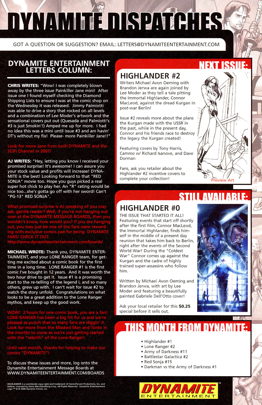 Read online Highlander comic -  Issue #1 - 27