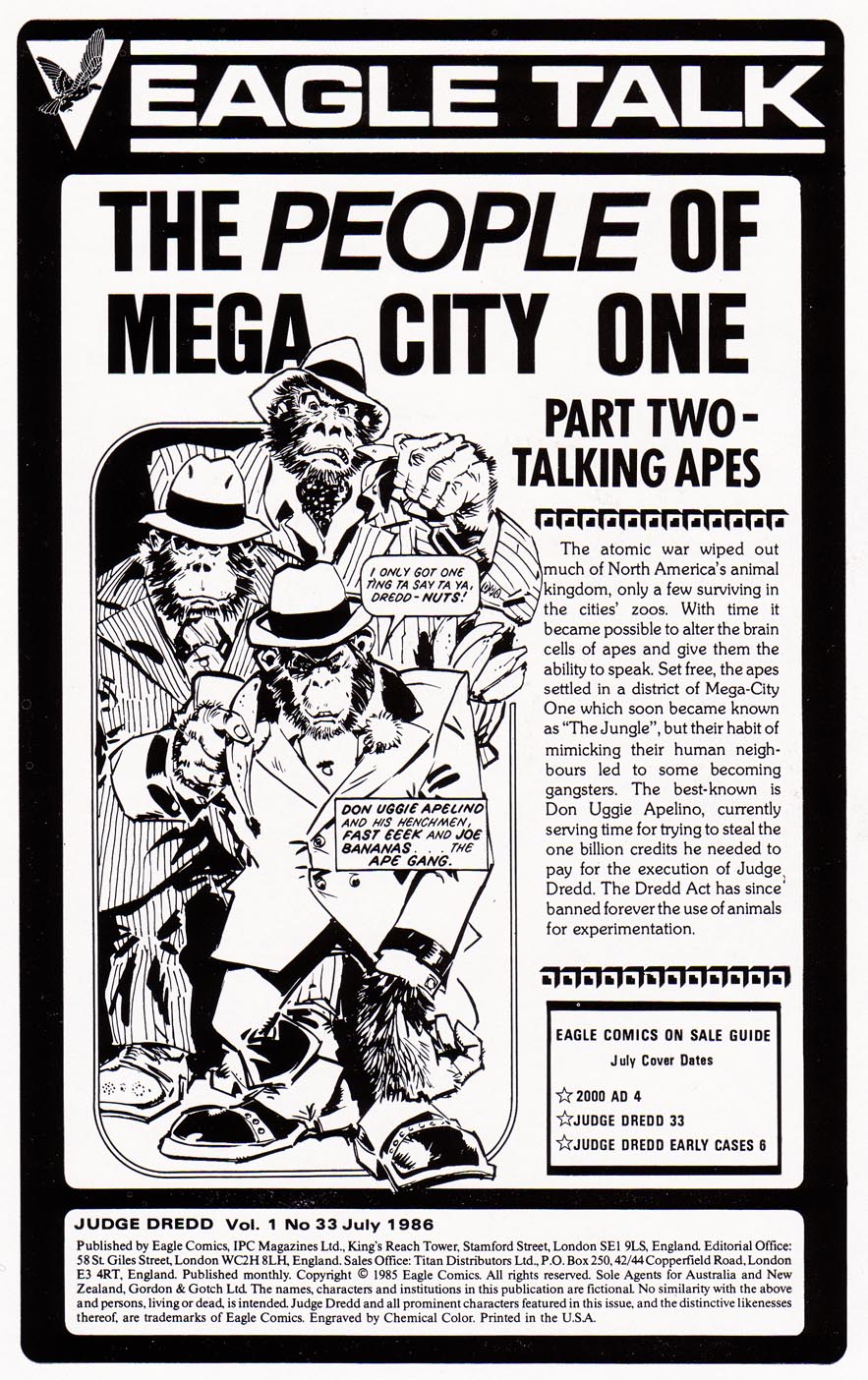 Read online Judge Dredd (1983) comic -  Issue #33 - 2