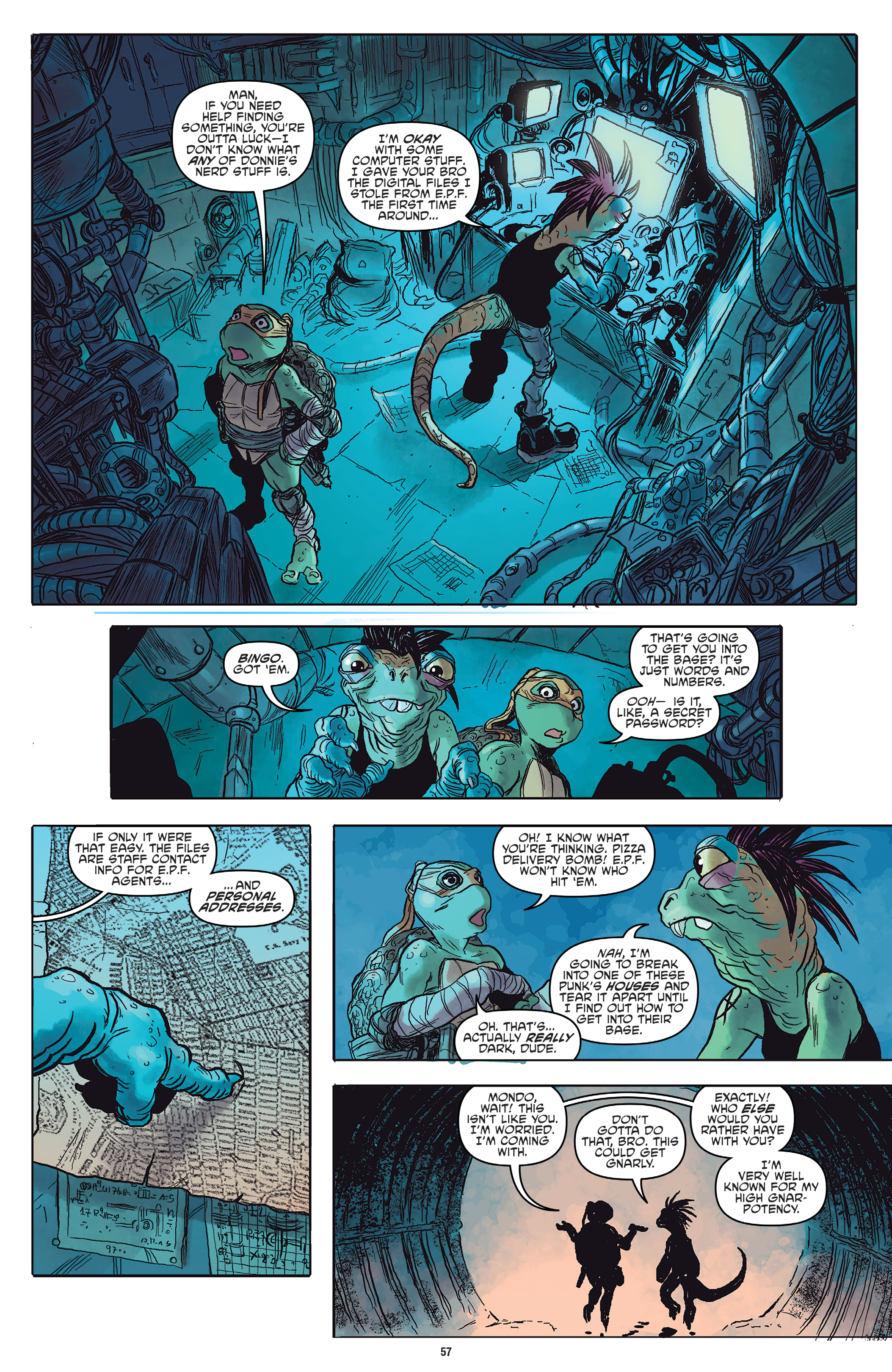 Read online Teenage Mutant Ninja Turtles: The IDW Collection comic -  Issue # TPB 12 (Part 1) - 56