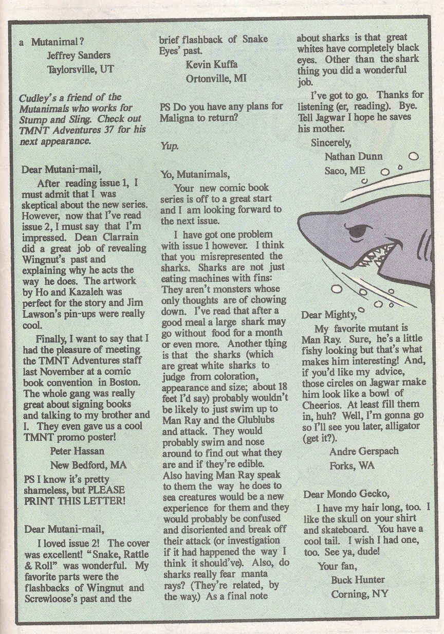 Read online Mighty Mutanimals (1992) comic -  Issue #3 - 29