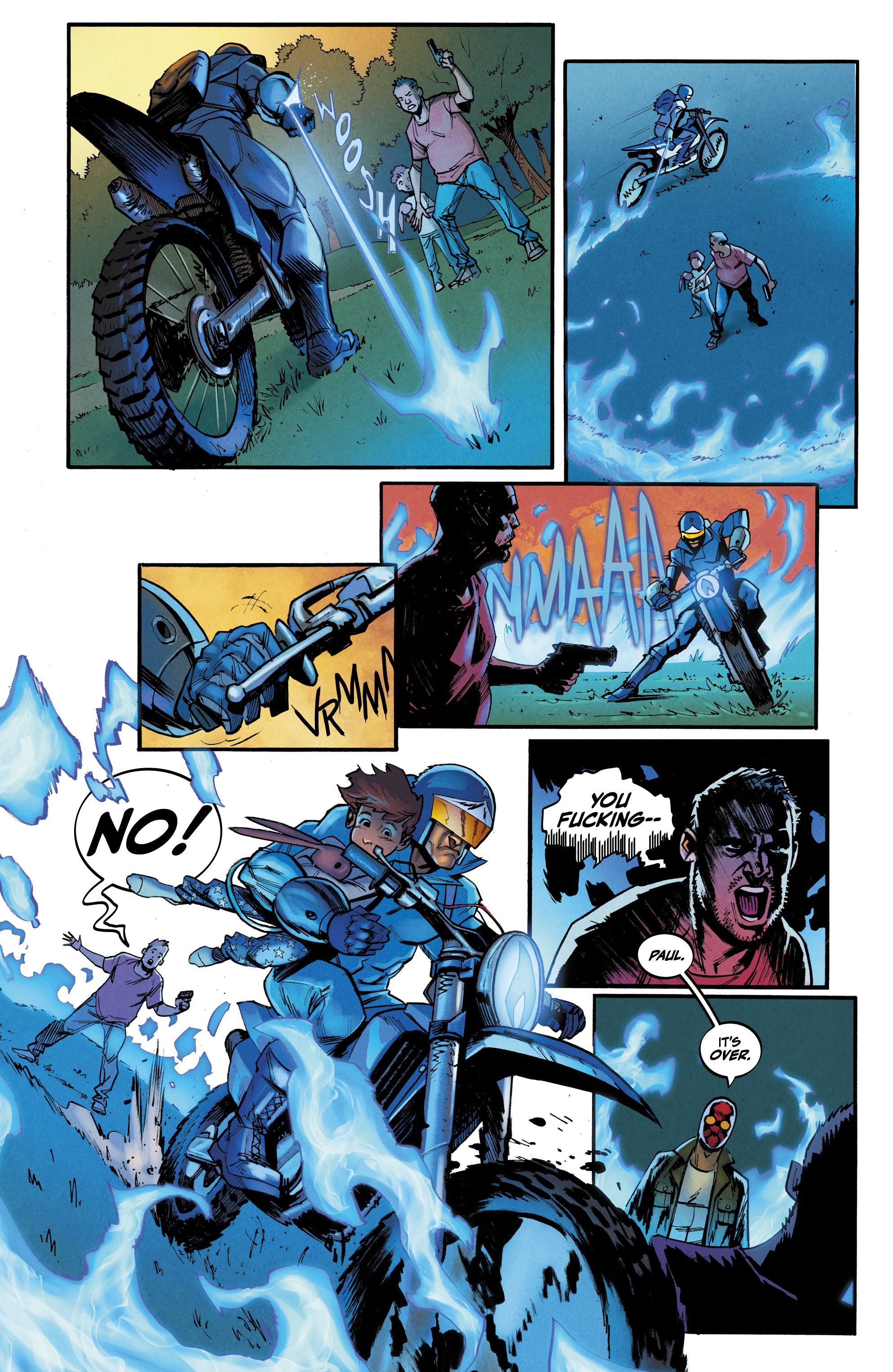 Read online The Blue Flame comic -  Issue #6 - 7