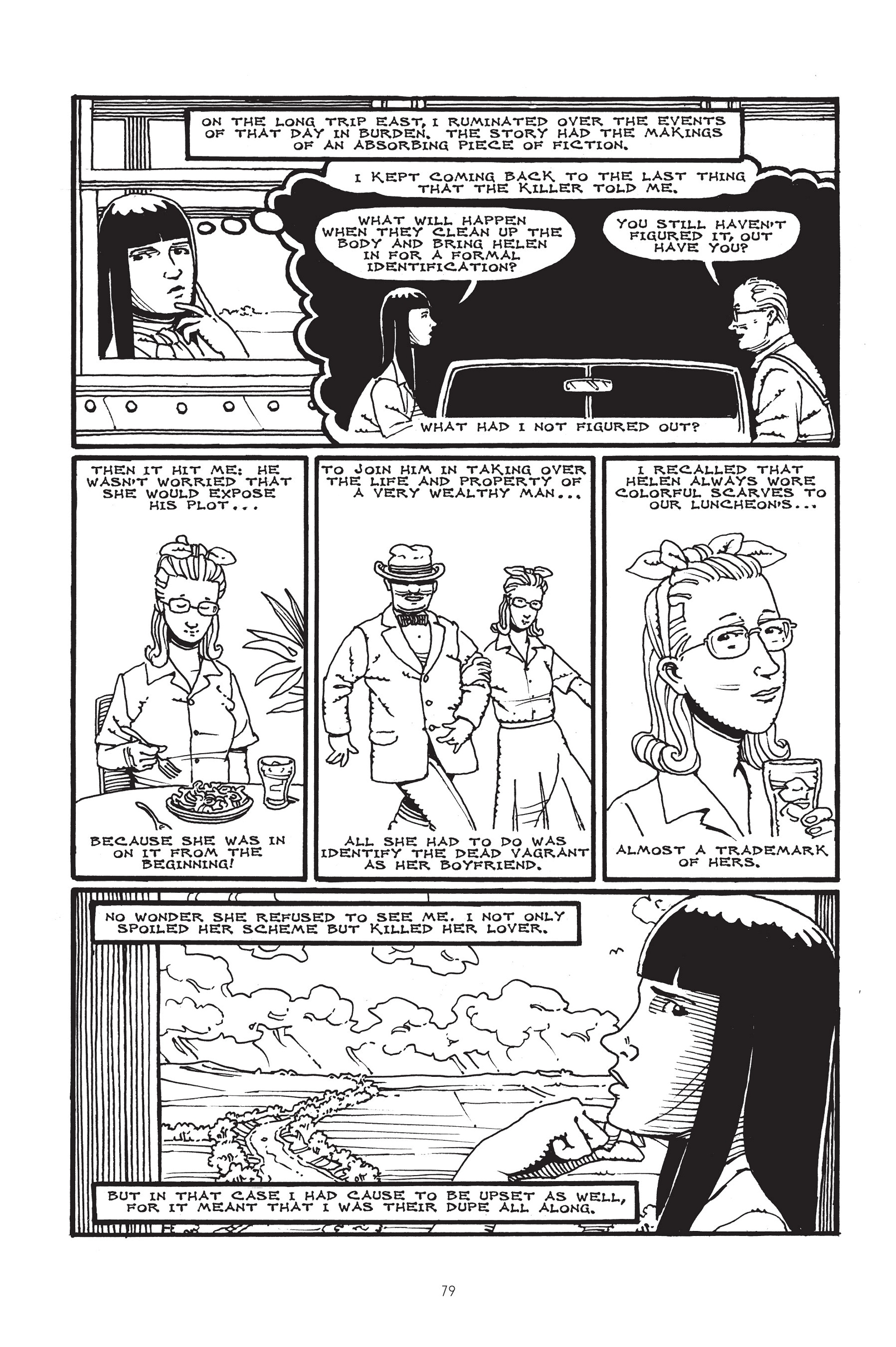 Read online Louise Brooks: Detective comic -  Issue # TPB - 80