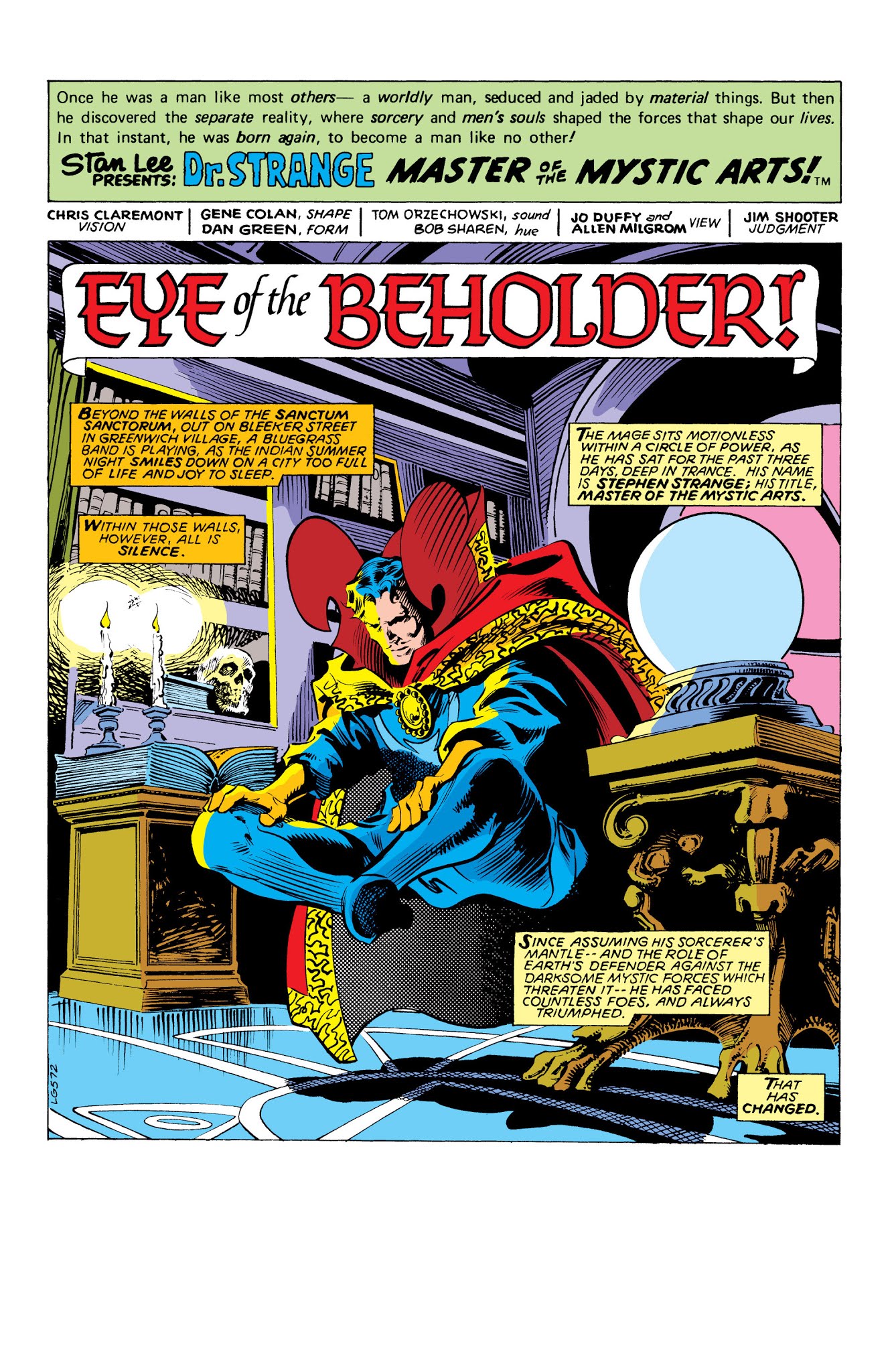 Read online Marvel Masterworks: Doctor Strange comic -  Issue # TPB 8 (Part 1) - 8