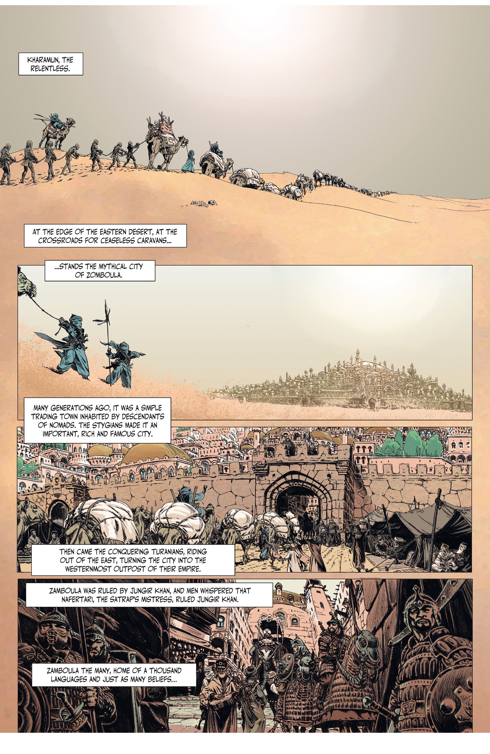 Read online The Cimmerian: The Man-Eaters Of Zamboula comic -  Issue #1 - 3