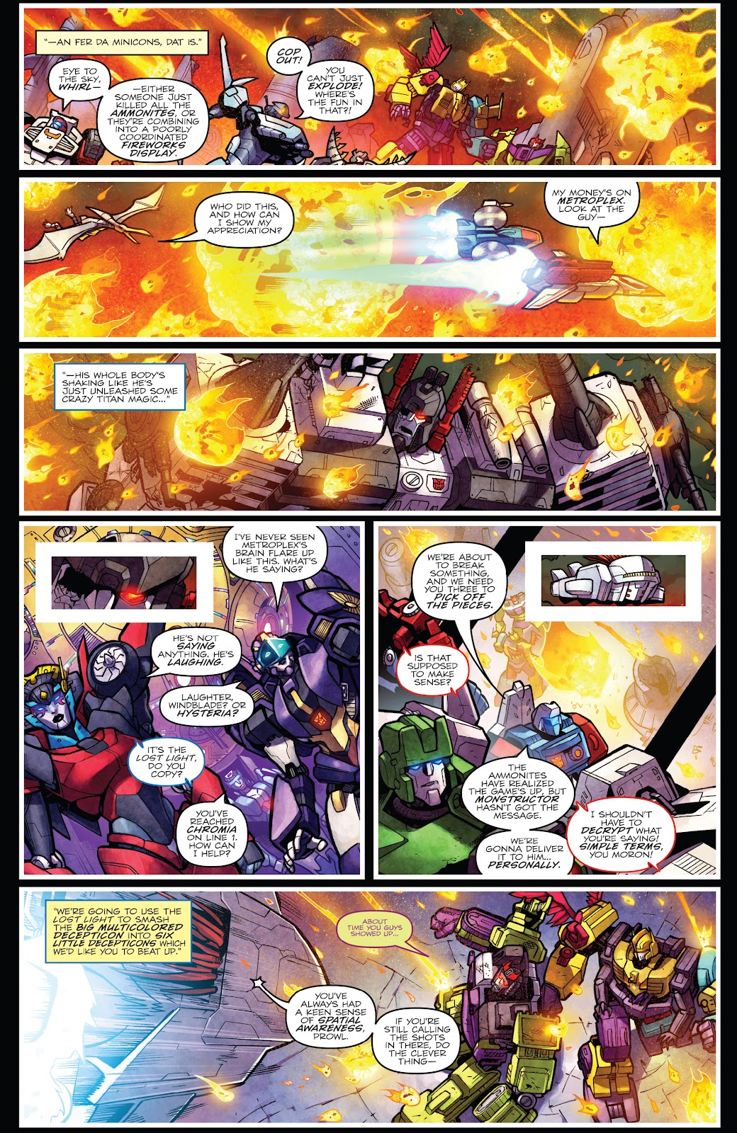 The Transformers: Dark Cybertron Finale issue Full - Page 135